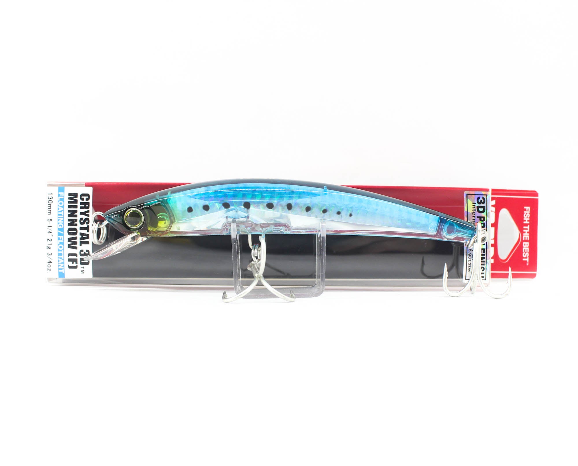 Yo Zuri 3D Crystal Minnow 130 mm Floating Lure F1147-GHIW (5884)