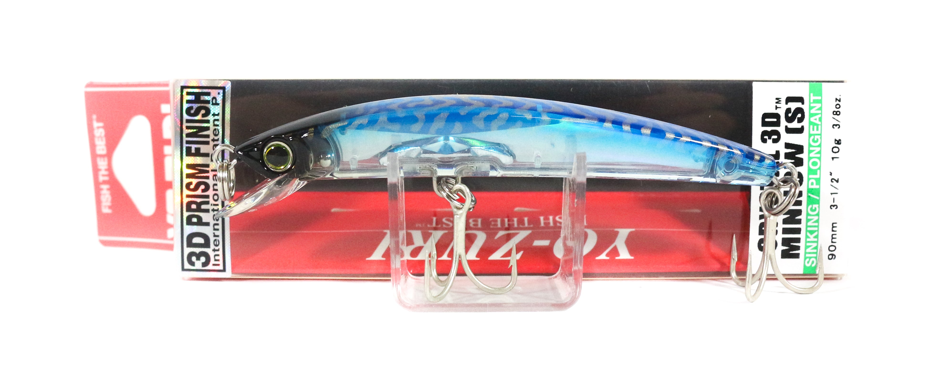 Yo Zuri 3D Crystal Minnow 90 mm Sinking Lure F1148-C24 (5952)