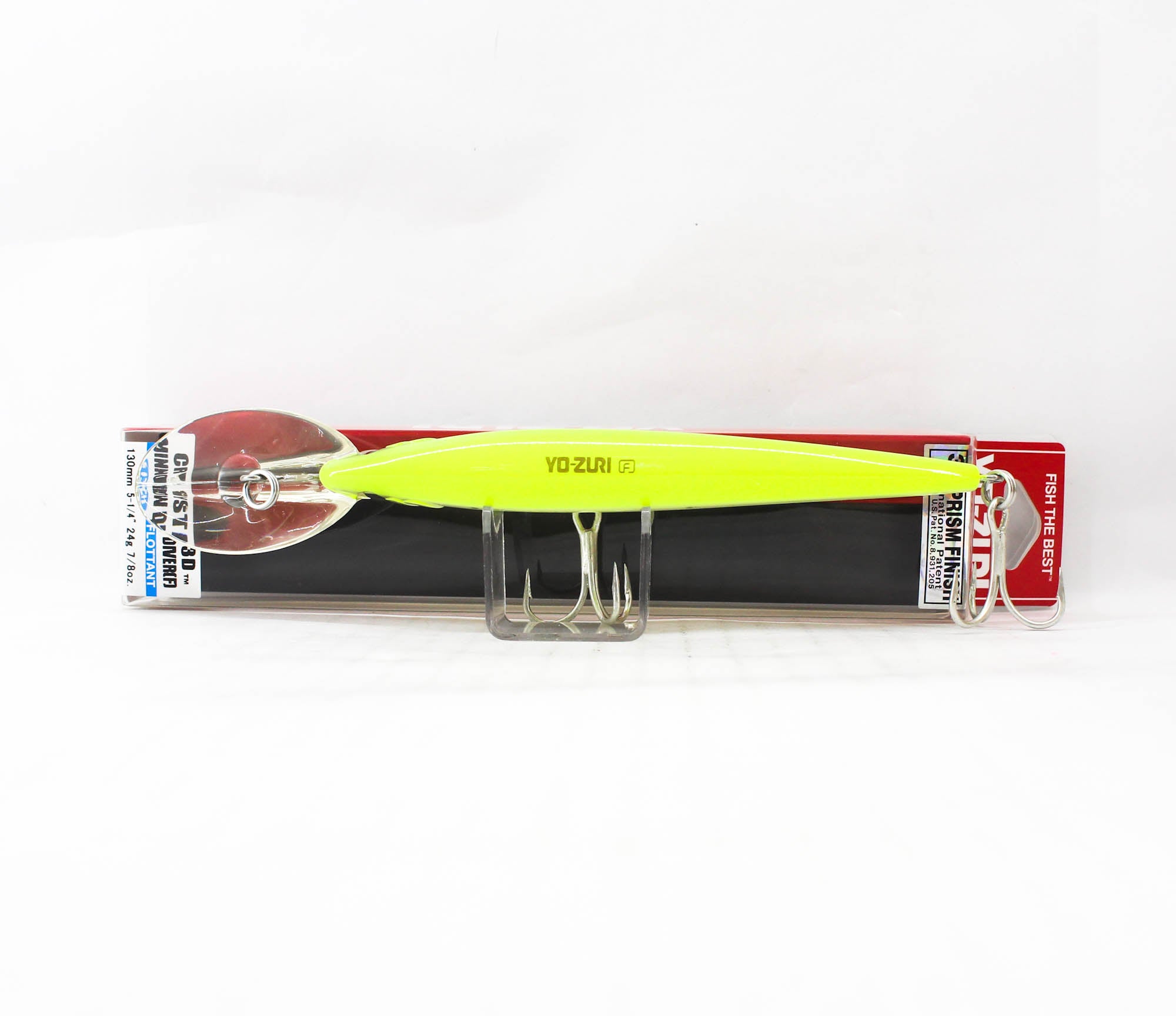 Yo Zuri 3D Crystal Minnow DD 130 mm Floating Lure F1153-GHCS (6508)