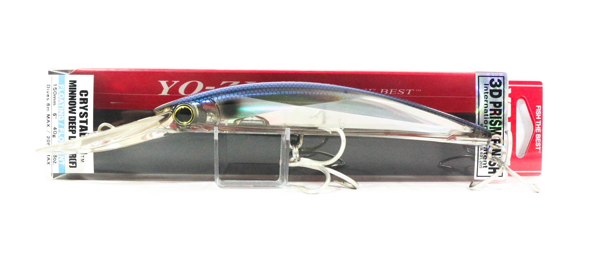 Yo Zuri 3D Crystal Minnow DD 150 mm Floating Lure F1154-B (6577)