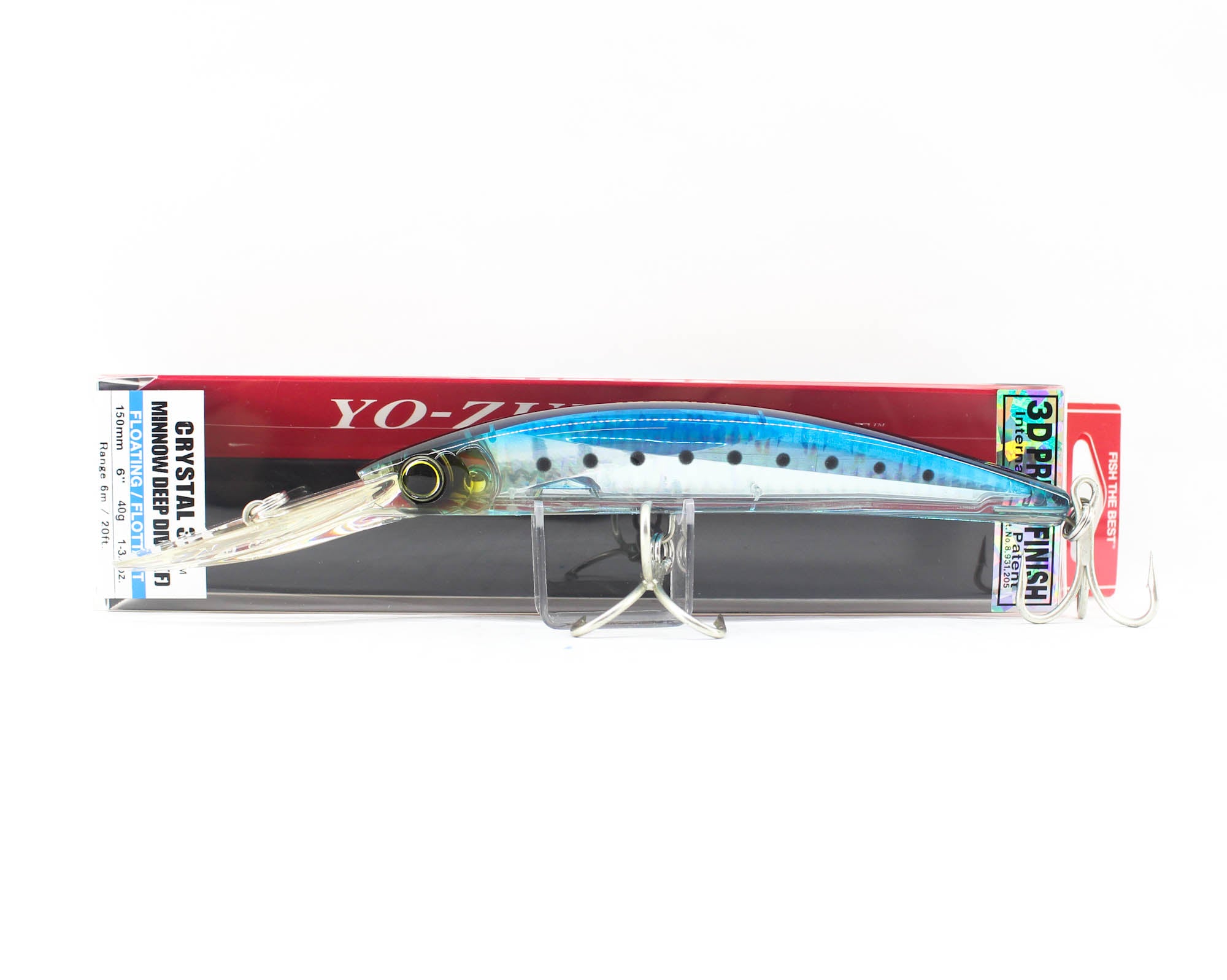 Yo Zuri 3D Crystal Minnow DD 150 mm Floating Lure F1154-GHIW (6683)