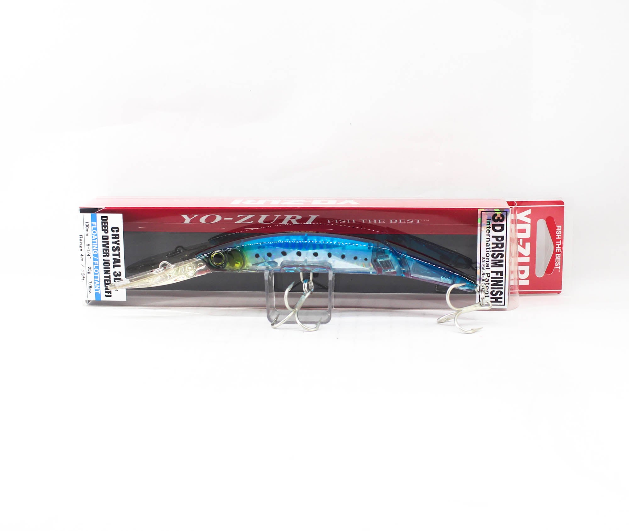 Yo Zuri 3D Crystal Minnow Jointed DD 130 mm Floating Lure F1155-GHIW (7321)