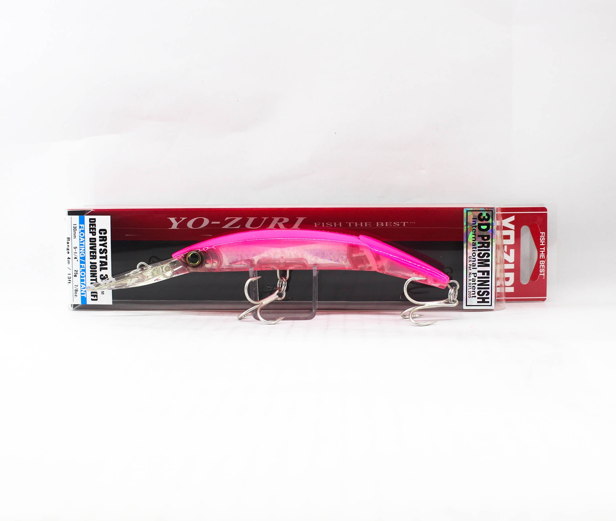 Yo Zuri 3D Crystal Minnow Jointed DD 130 mm Floating Lure F1155-PK (7352)