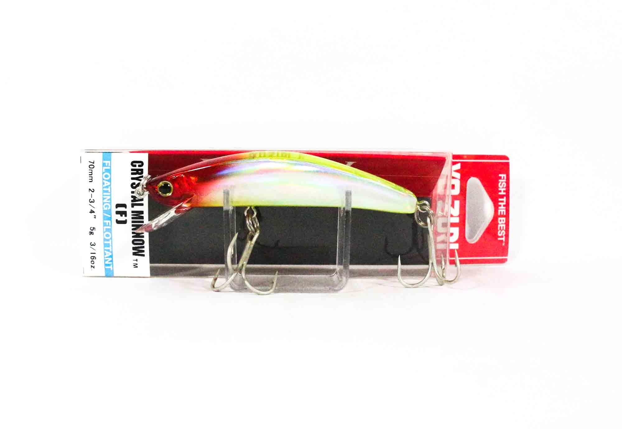 Yo Zuri Crystal Minnow 70 mm Floating Lure R1122-HCR (1663)