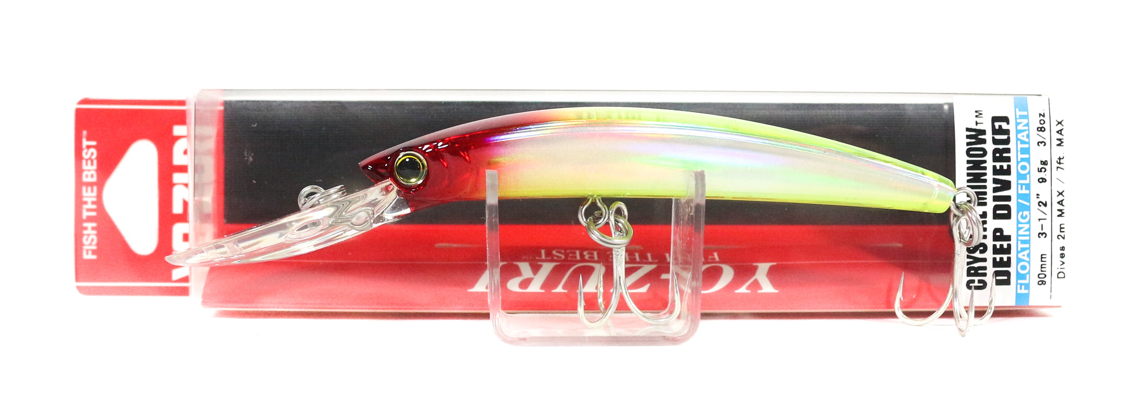 Yo Zuri Crystal Minnow DD 90 mm Floating Lure R1134-HCR (2325)