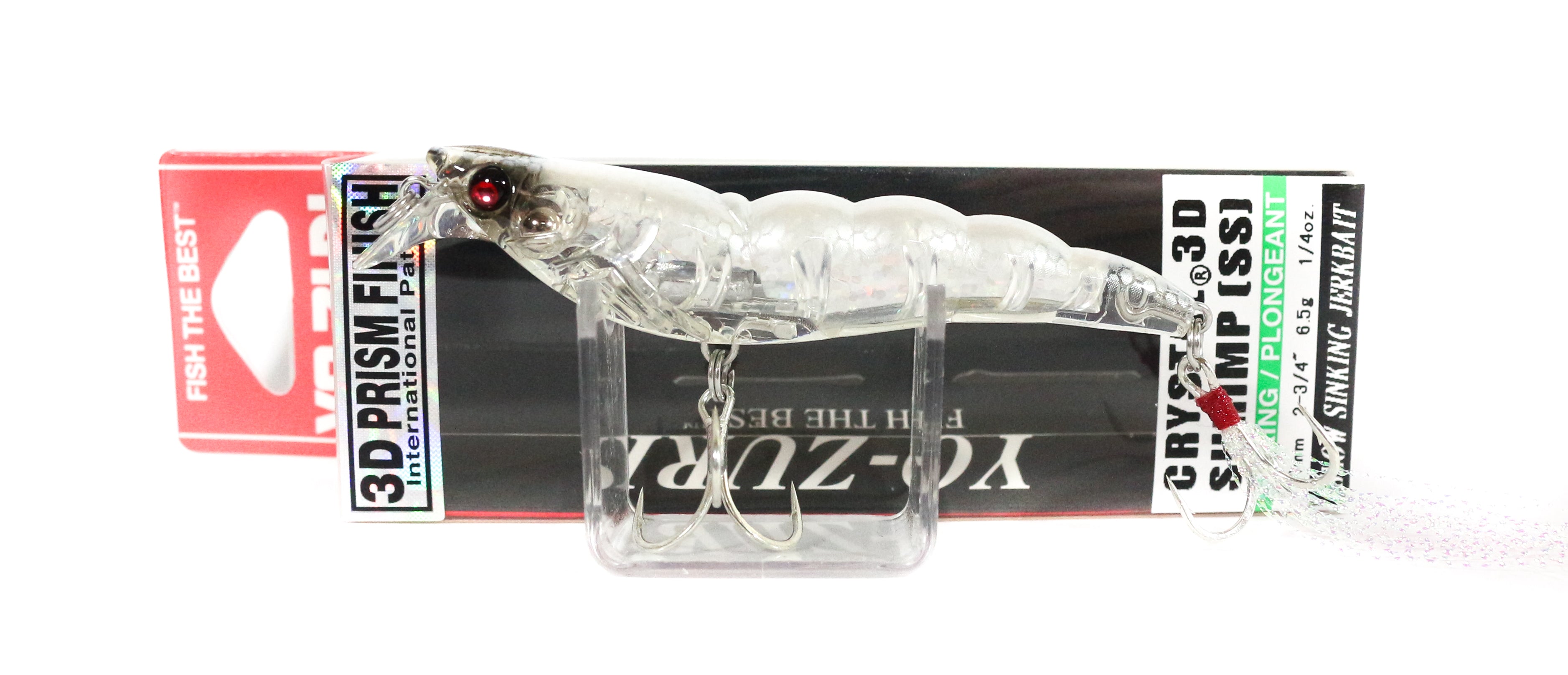 Yo Zuri 3D Crystal Shrimp 70 mm Sinking Lure R1161-HGS (2486)