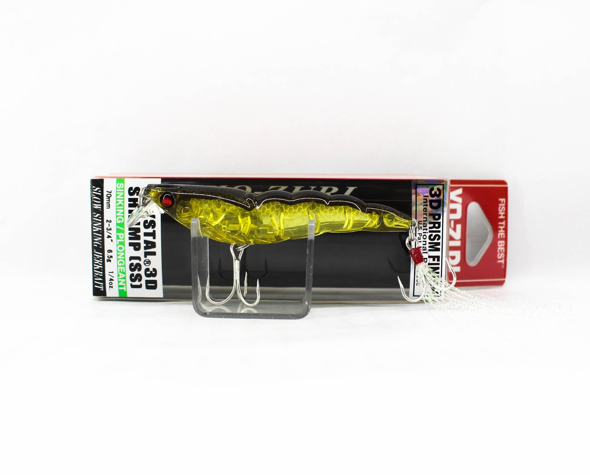 Yo Zuri 3D Crystal Shrimp 70 mm Sinking Lure R1161-HOV (2493)