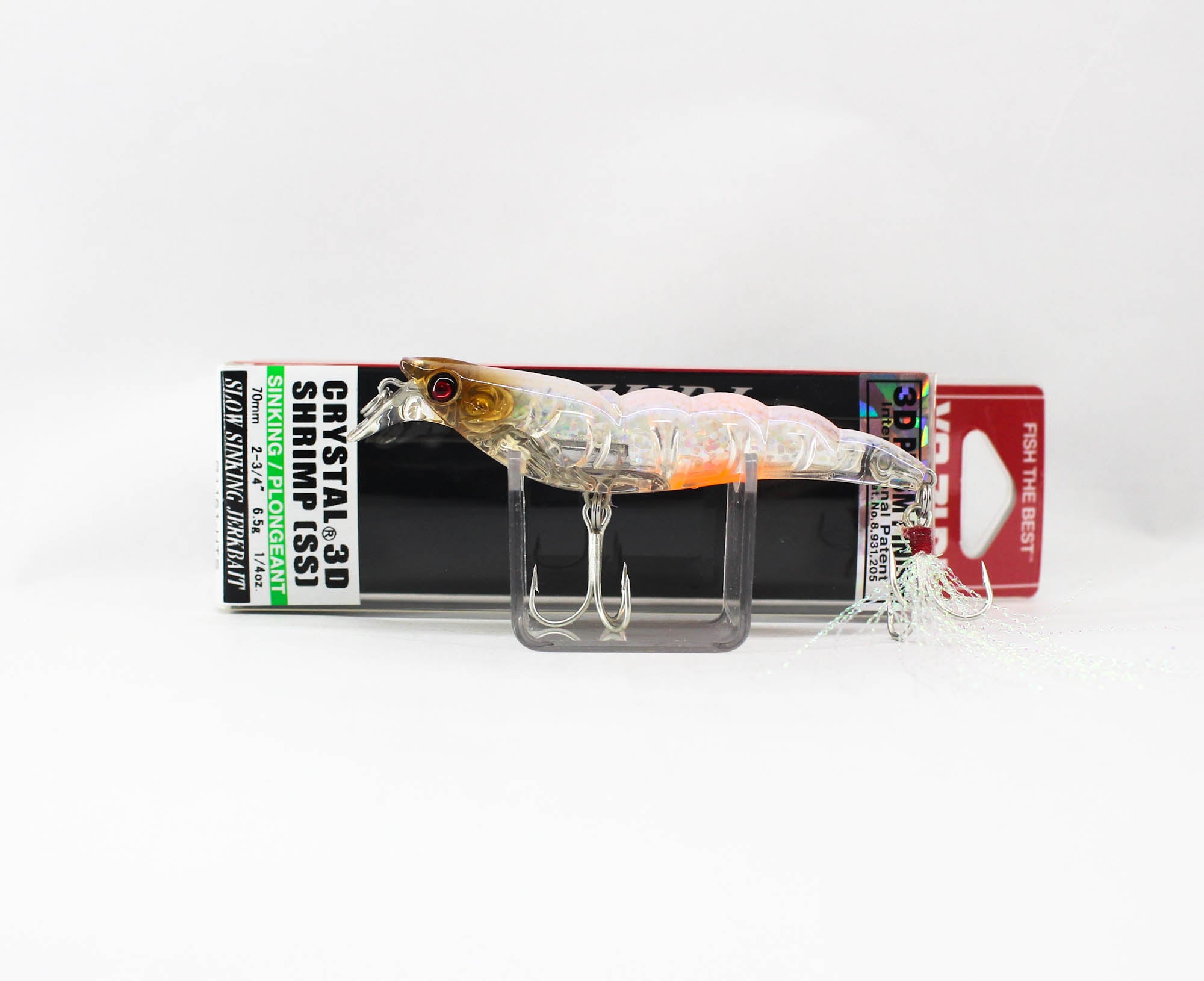 Yo Zuri 3D Crystal Shrimp 70 mm Sinking Lure R1161-HTS (2530)