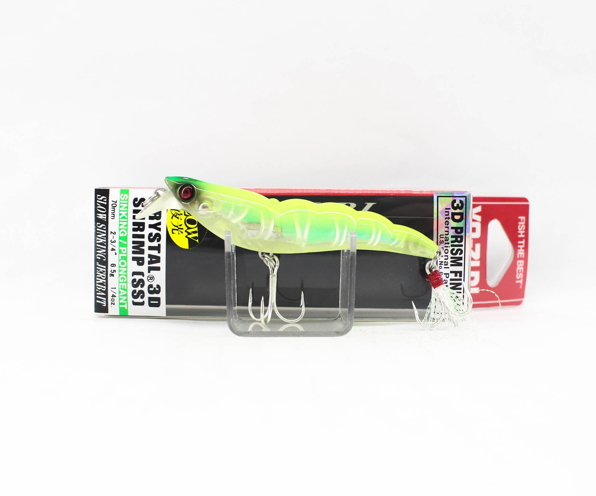Yo Zuri 3D Crystal Shrimp 70 mm Sinking Lure R1161-LSAC (2547)