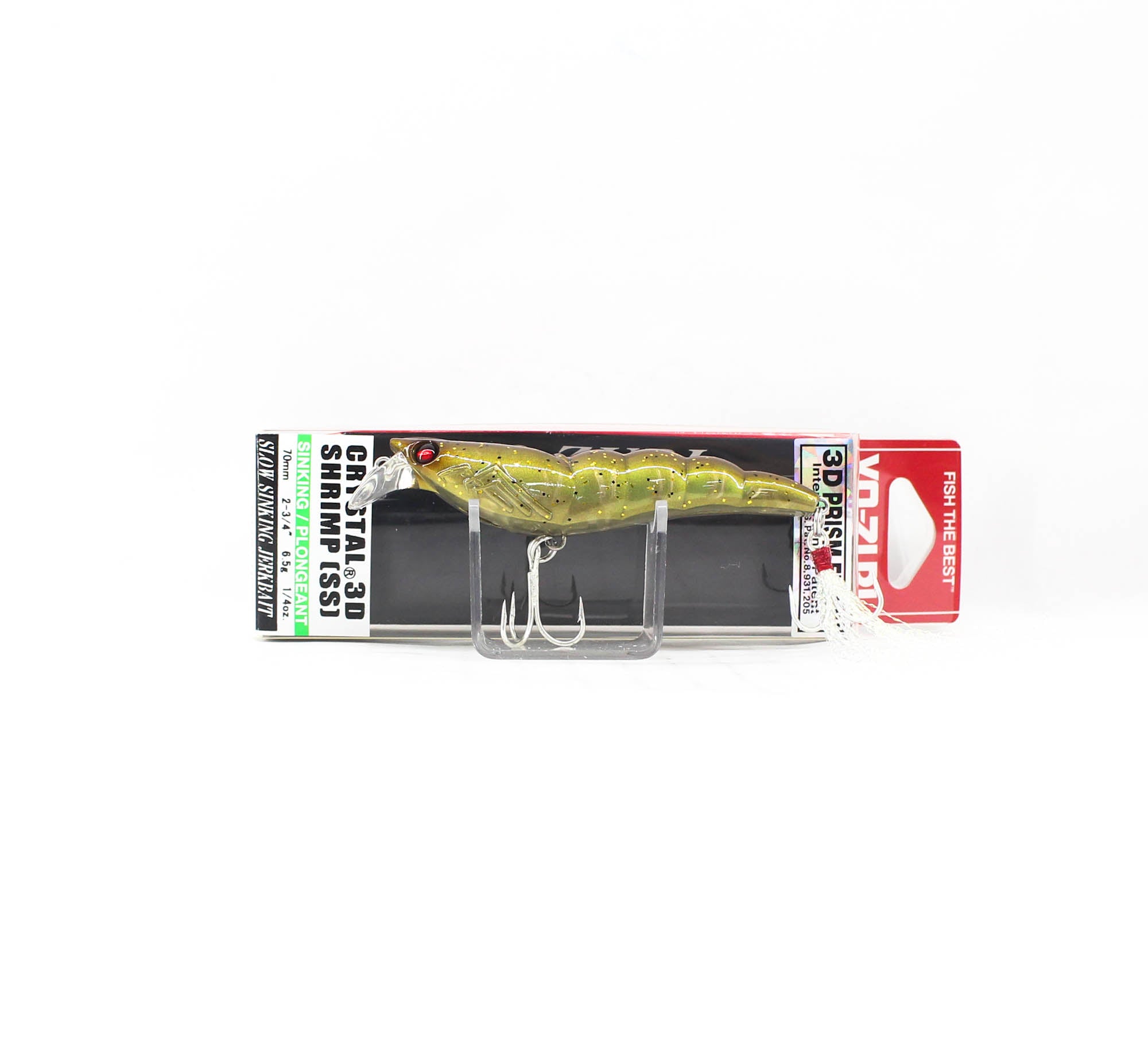 Yo Zuri 3D Crystal Shrimp 70 mm Sinking Lure R1161-NPGF (2554)
