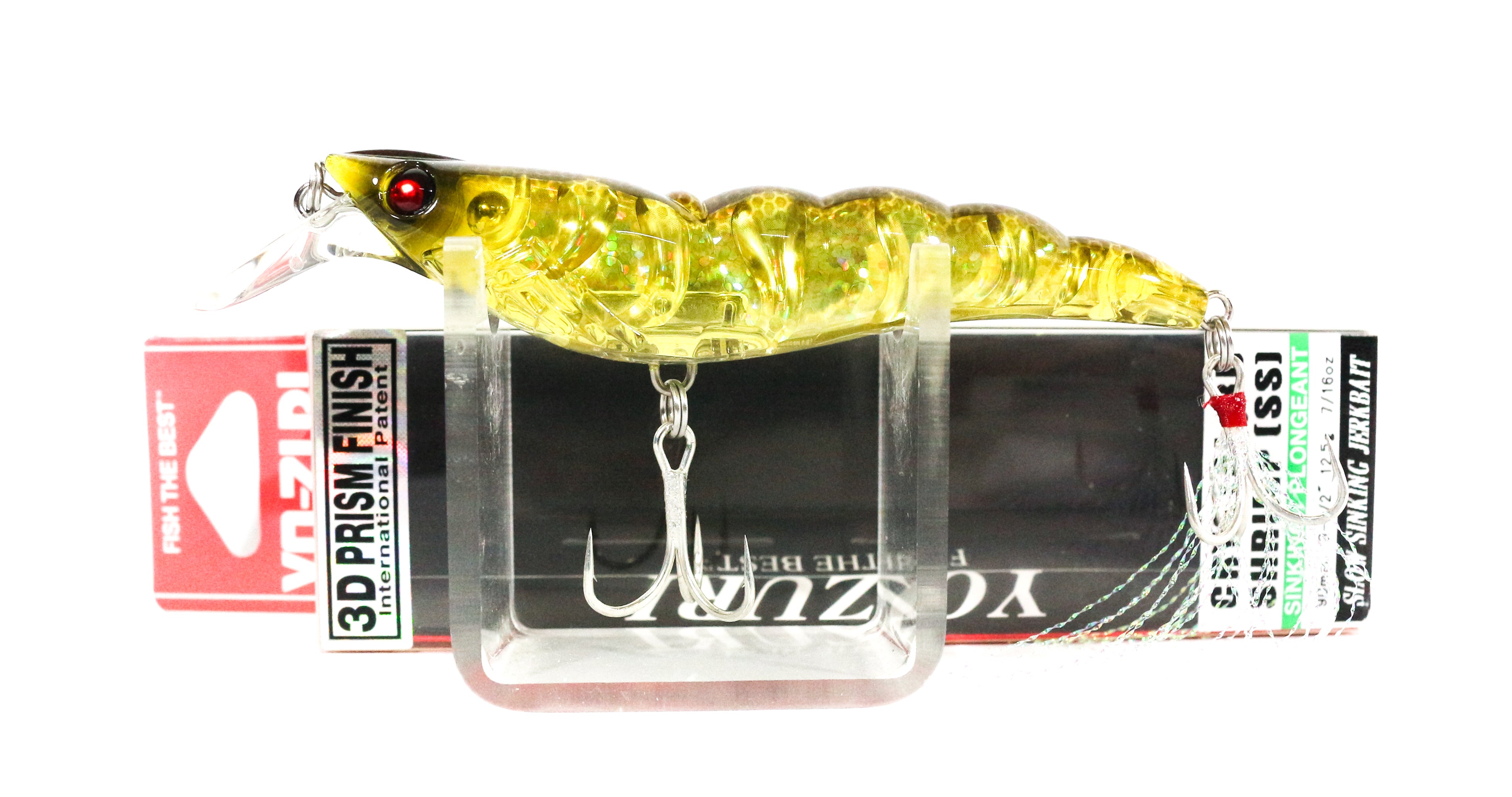 Yo Zuri 3D Crystal Shrimp 90 mm Sinking Lure R1162-HOV (2578)