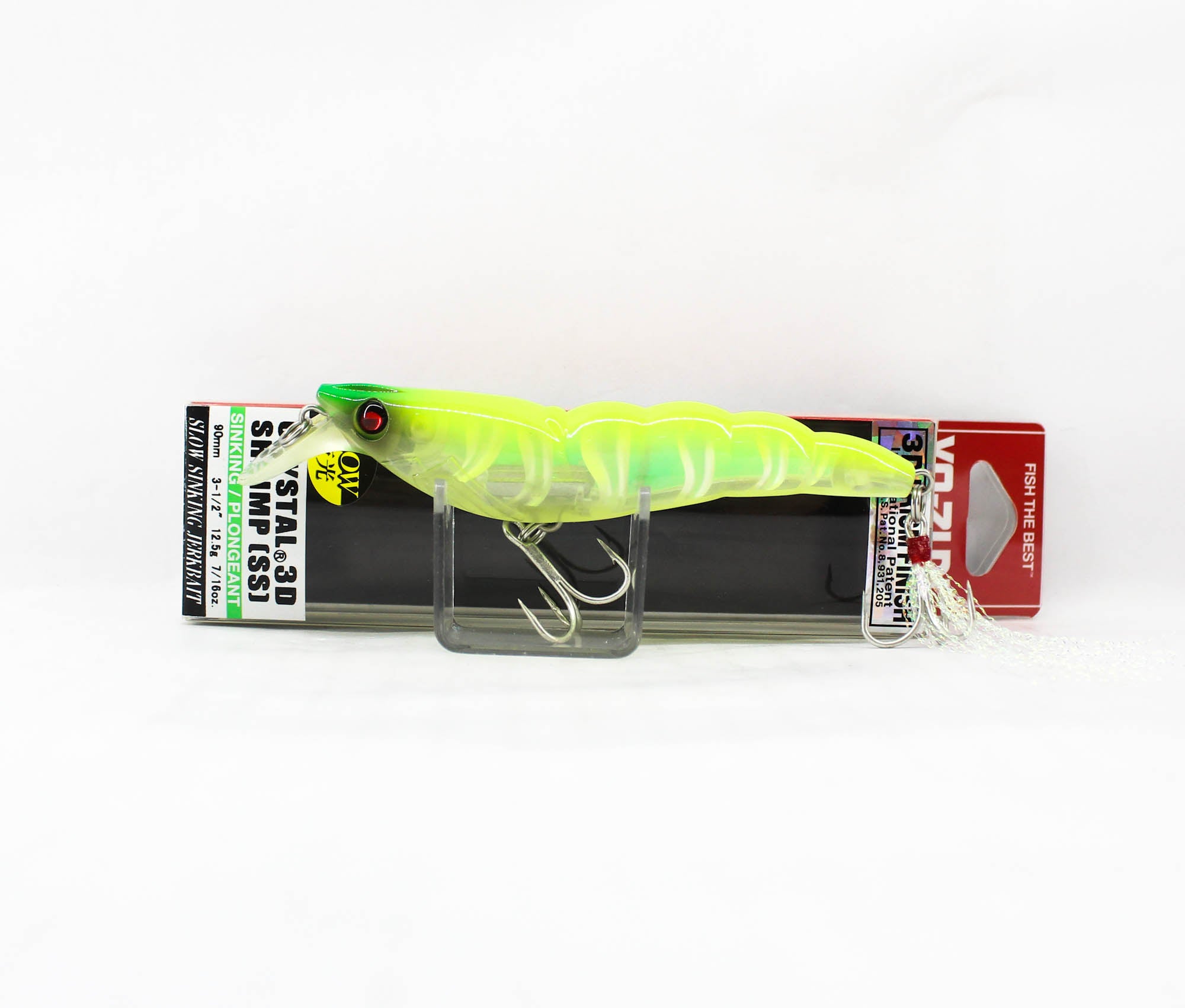 Yo Zuri 3D Crystal Shrimp 90 mm Sinking Lure R1162-LSAC (2622)