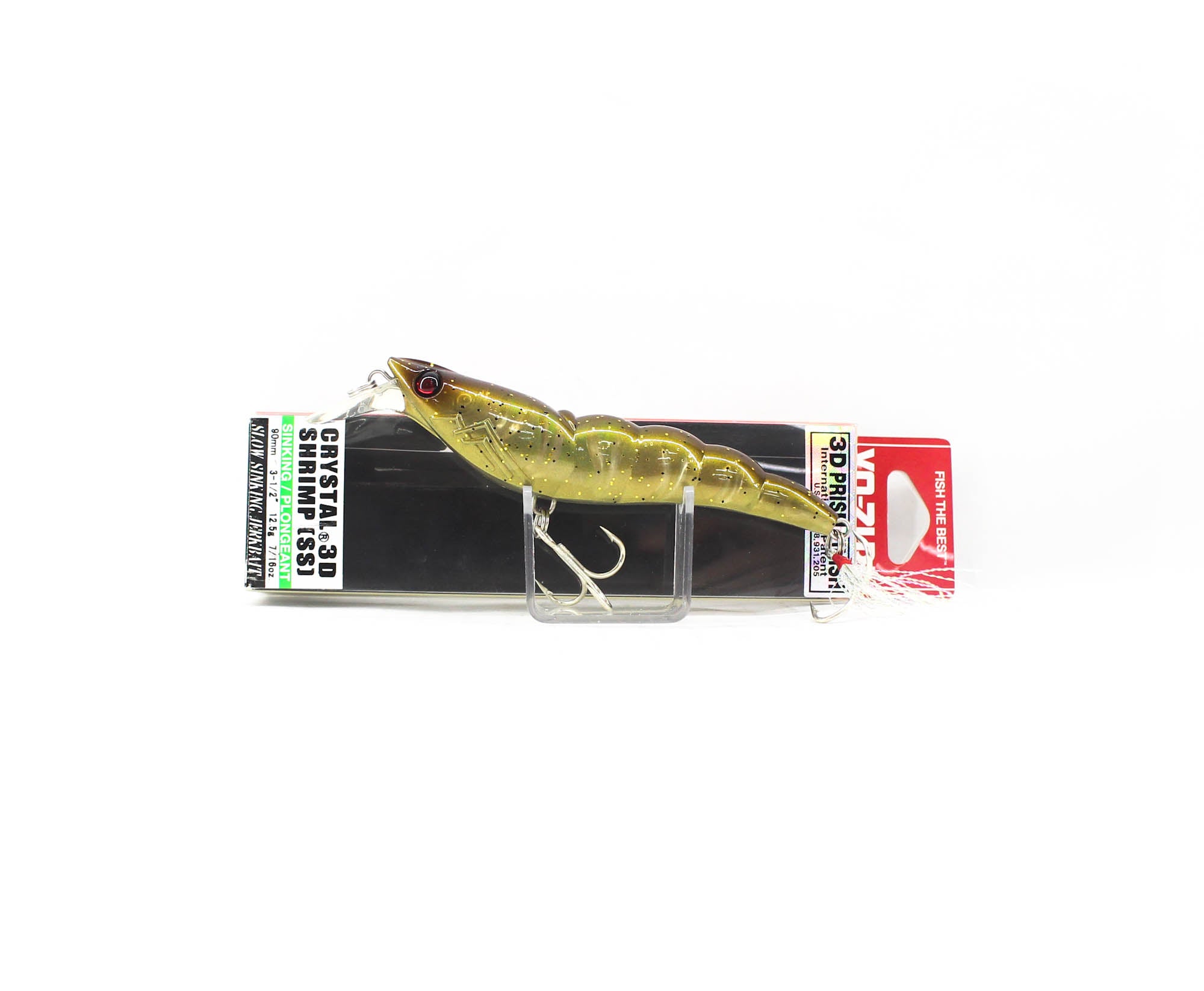 Yo Zuri 3D Crystal Shrimp 90 mm Sinking Lure R1162-NPGF (2639)