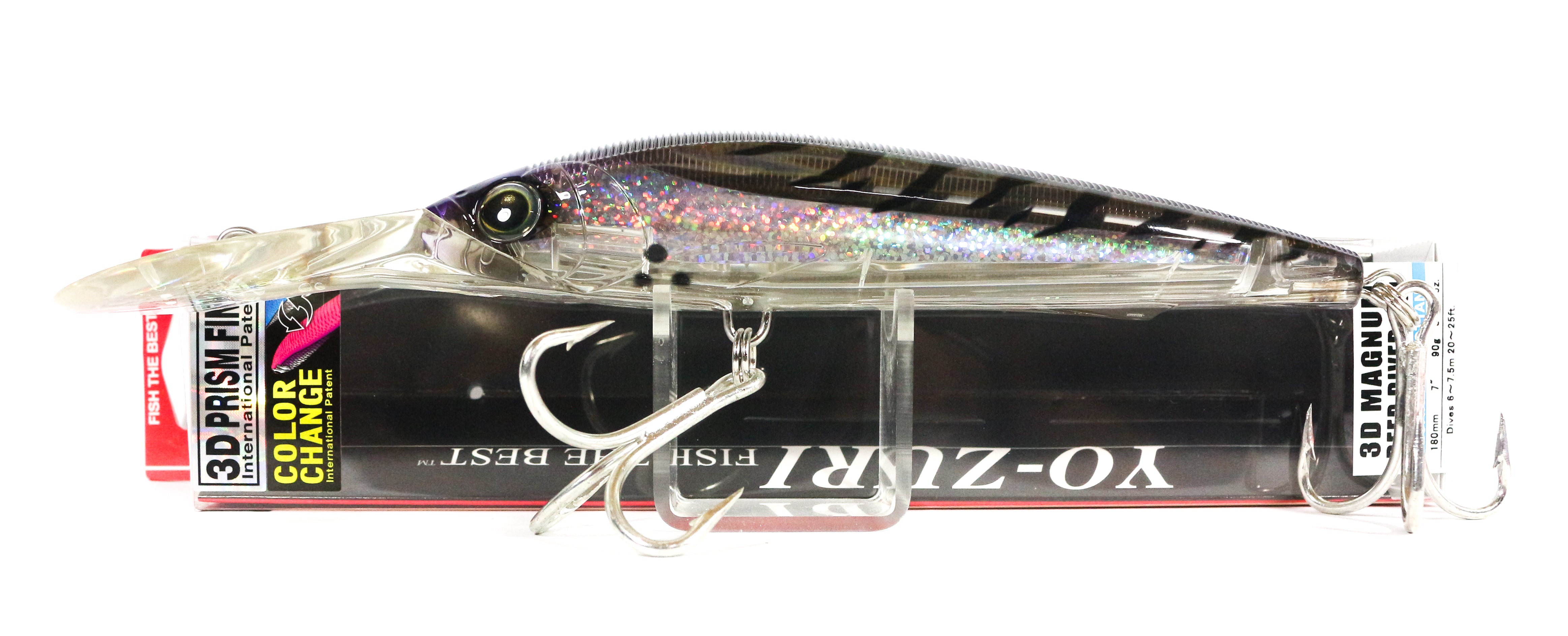 Yo Zuri 3D Magnum DD 180 mm Trolling Floating Lure R1165-CPBN (5296)