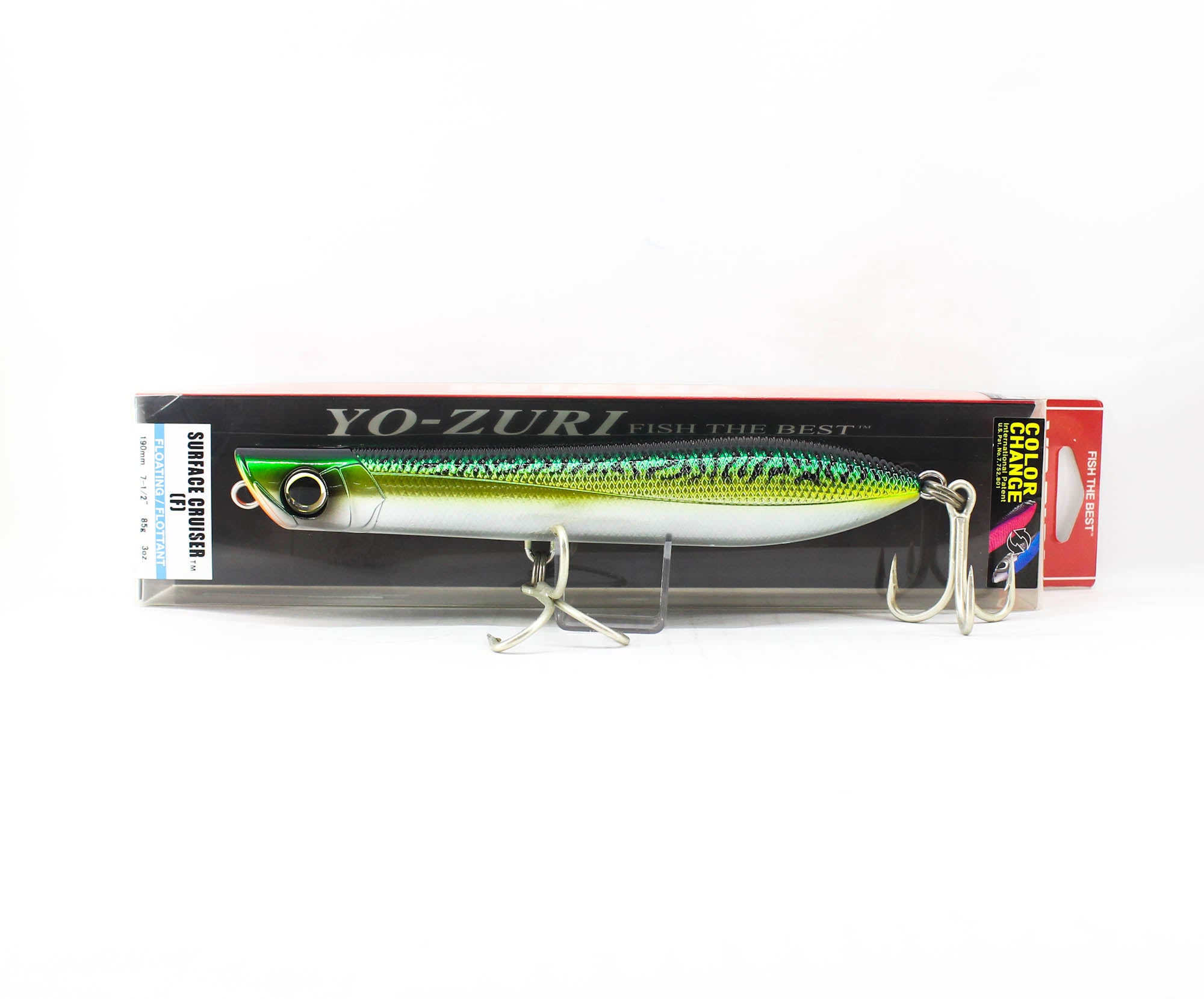 Yo Zuri Surface Cruiser 190 mm Pencil Popper Floating Lure R1173-CM (7498)