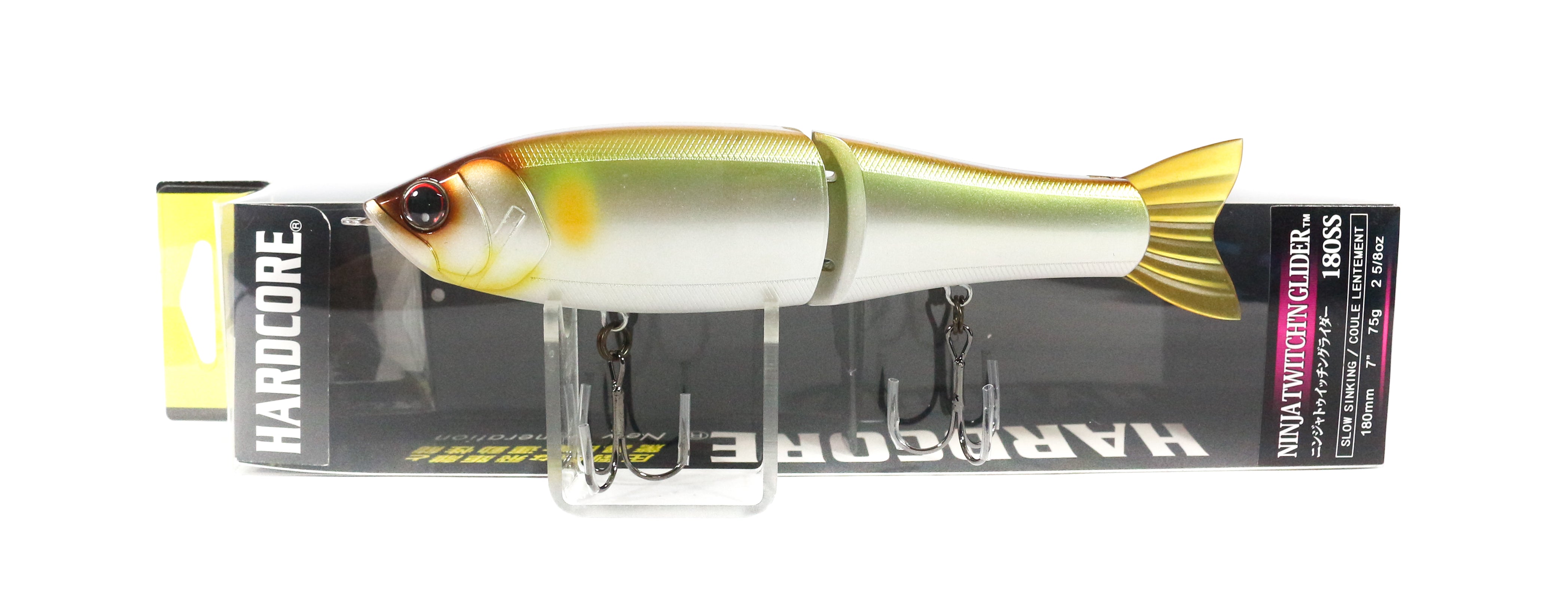 Yo Zuri Duel Ninja Twitch'n Glider 180SS Slow Sinking Lure R1202-MGSA 3373
