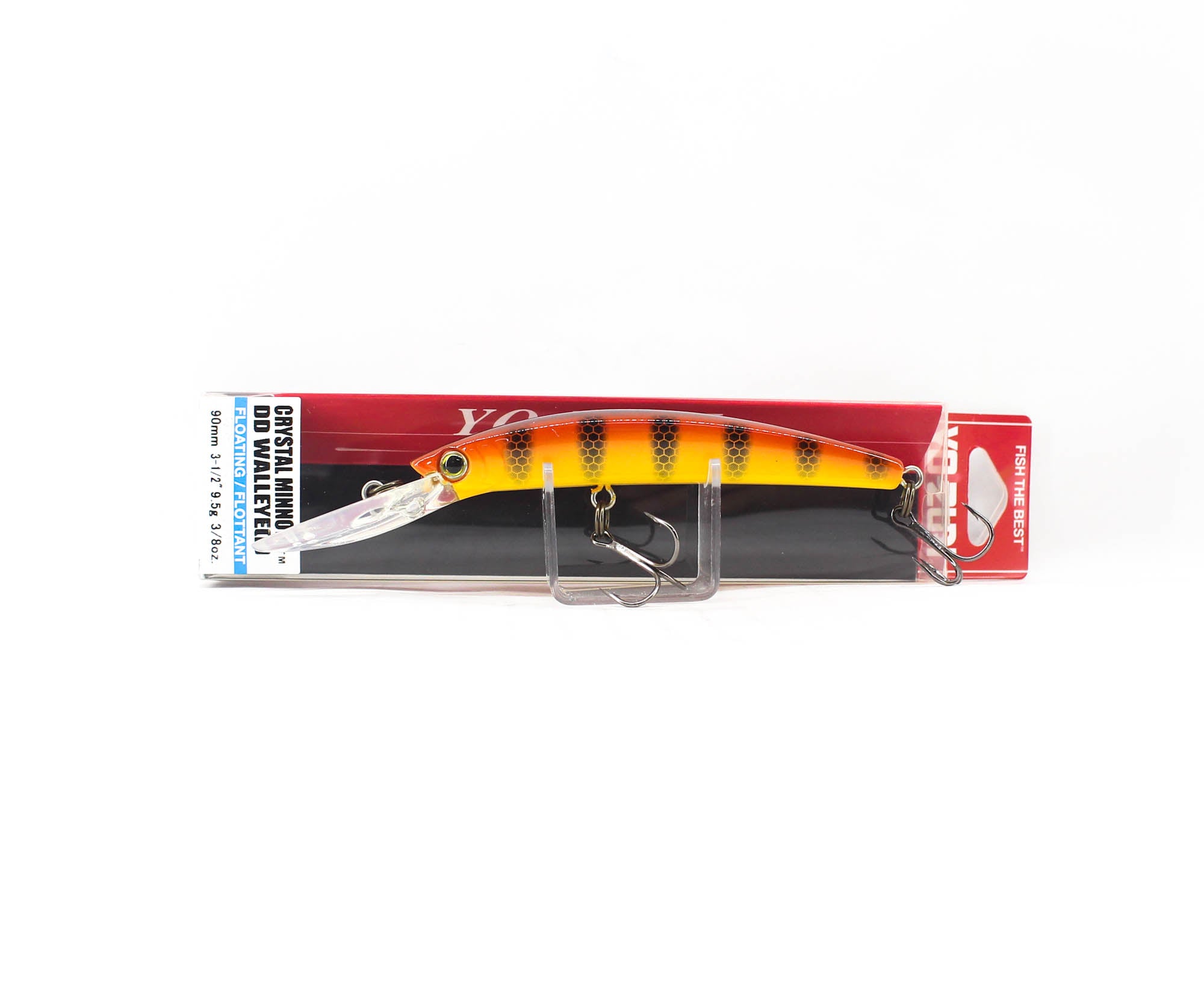 Yo Zuri Crystal Minnow DD Walleye 90 mm Floating Lure R1205-HOPC (6749)