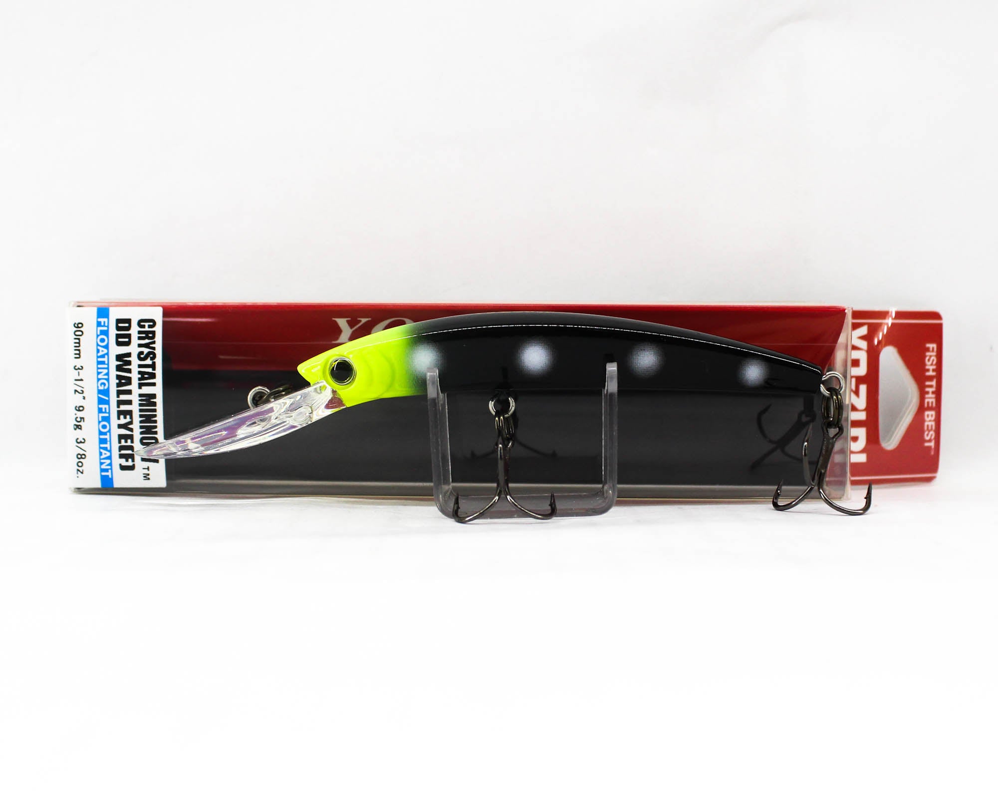 Yo Zuri Crystal Minnow DD Walleye 90 mm Floating Lure R1205-ZB (6817)