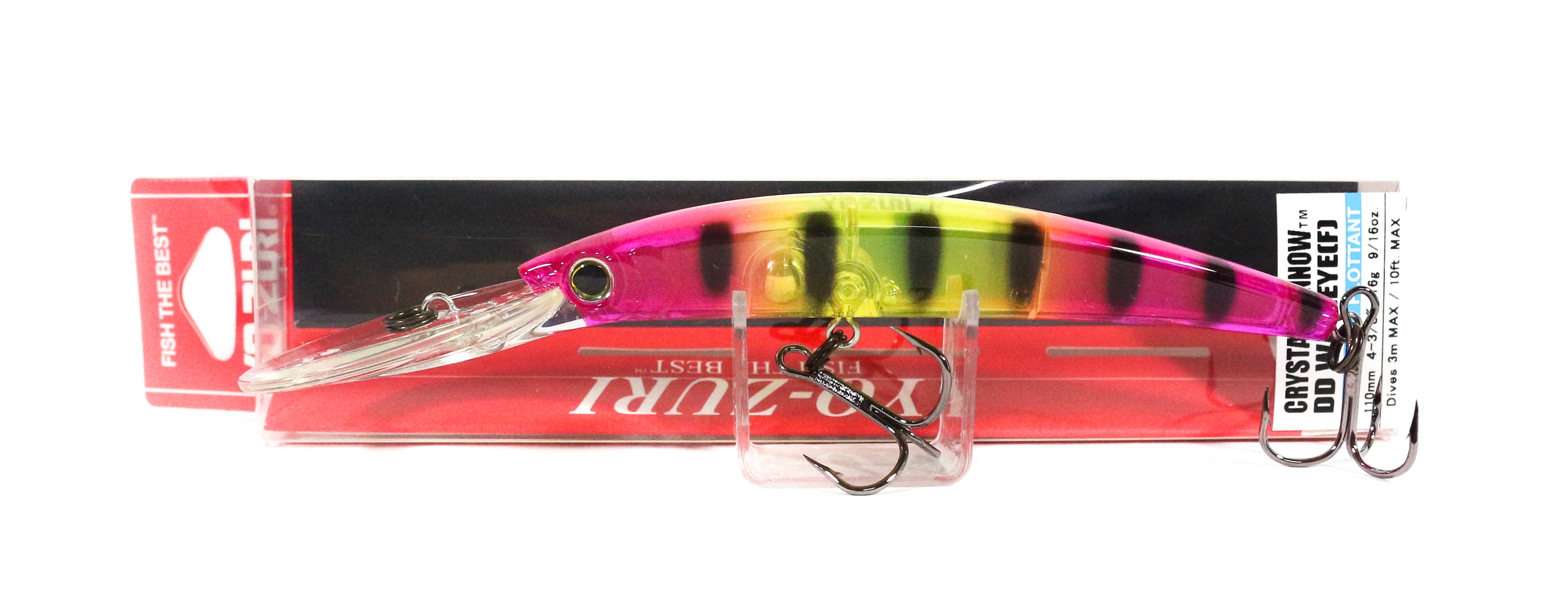 Yo Zuri Crystal Minnow DD Walleye 110 mm Floating Lure R1206-APC (6824)