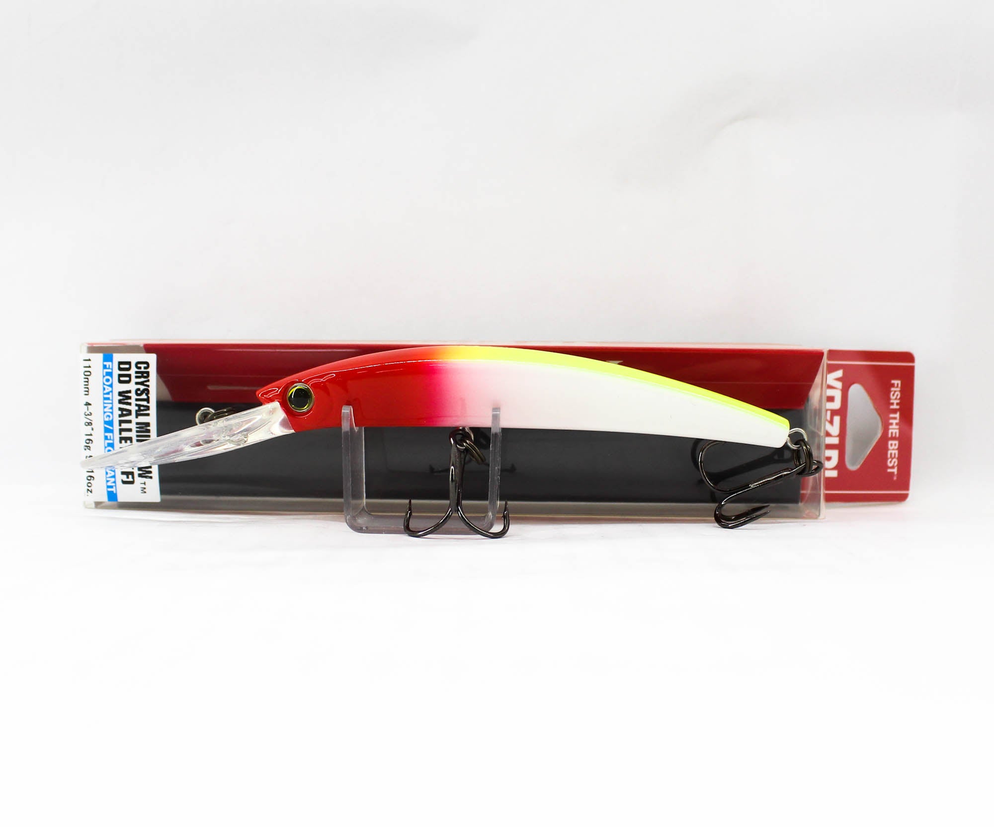 Yo Zuri Crystal Minnow DD Walleye 110 mm Floating Lure R1206-CR (6855)