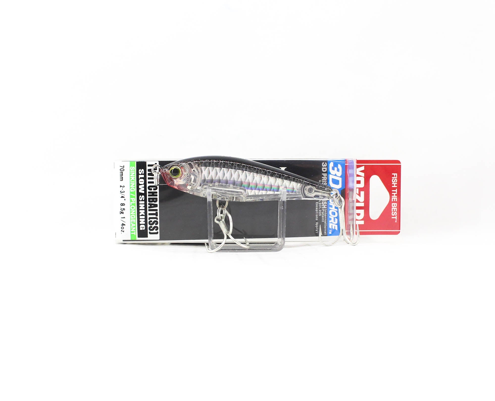 Yo Zuri Duel 3D Inshore Twitchbait 70SS Slow Sinking Lure R1207-C4 (6947)
