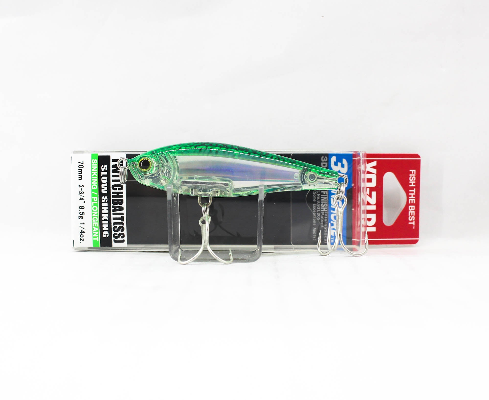 Yo Zuri Duel 3D Inshore Twitchbait 70SS Slow Sinking Lure R1207-HGM (6985)
