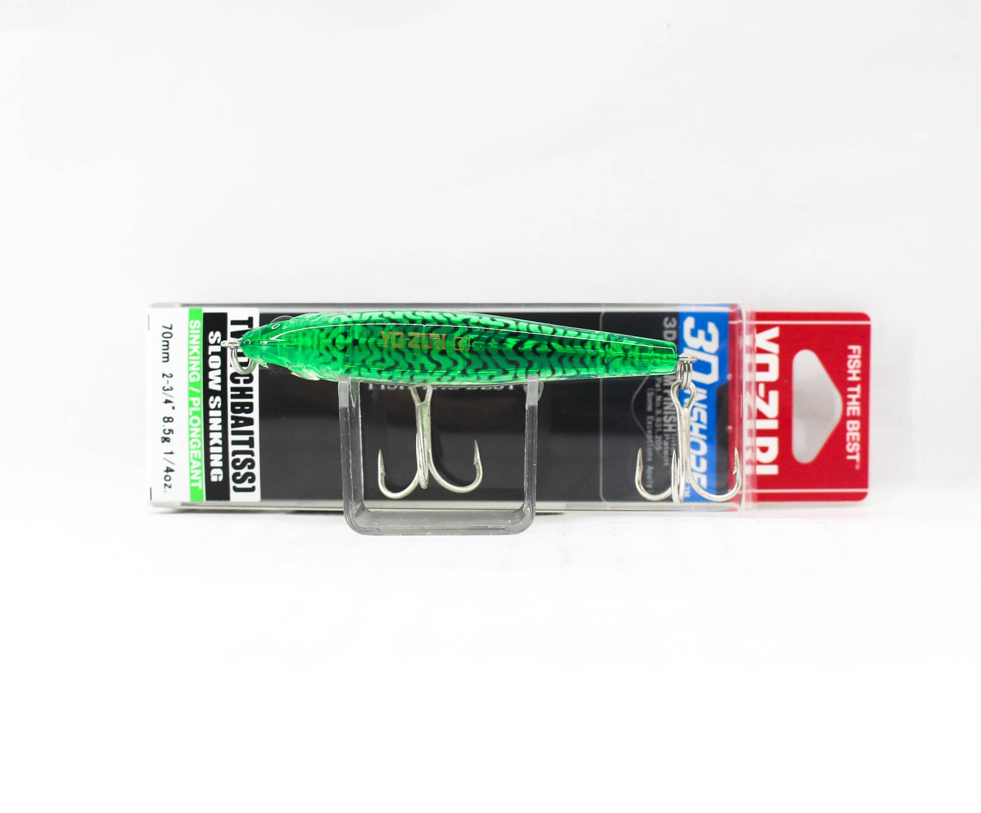 Yo Zuri Duel 3D Inshore Twitchbait 70SS Slow Sinking Lure R1207-HGM (6985)