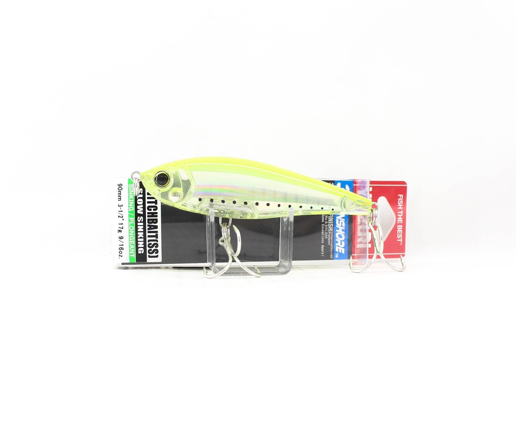 Yo Zuri Duel 3D Inshore Twitchbait 90SS Slow Sinking Lure R1208-GHCS (7043)