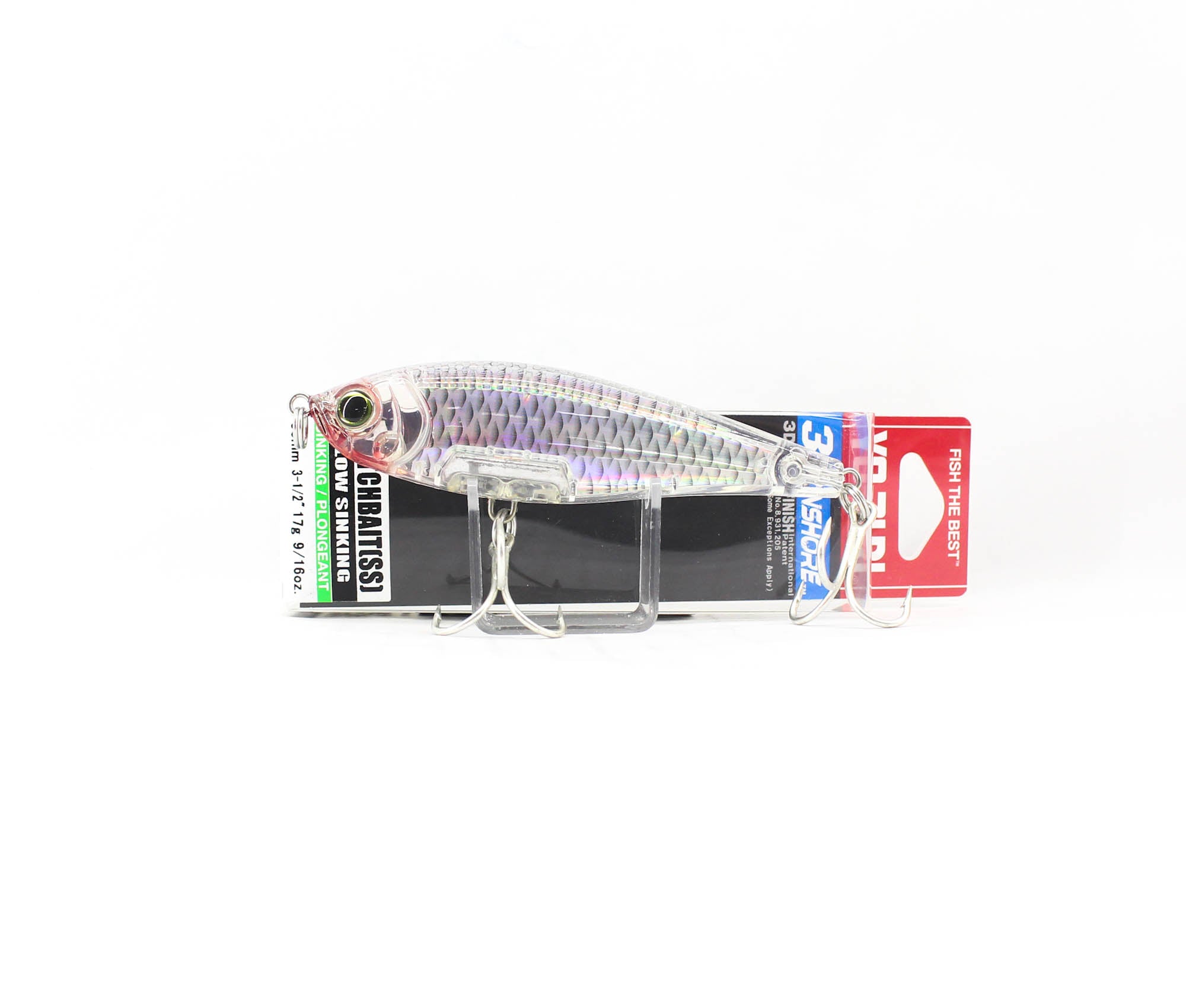 Yo Zuri Duel 3D Inshore Twitchbait 90SS Slow Sinking Lure R1208-HGSH (7074)