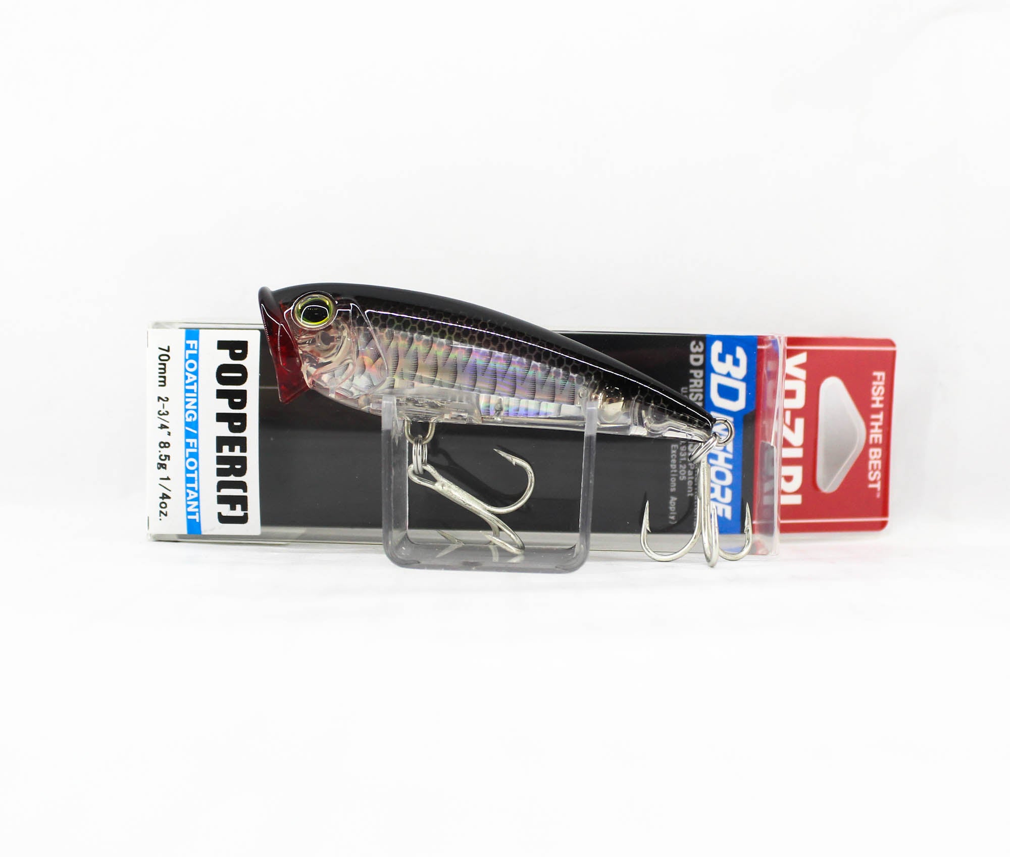 Yo Zuri Duel 3D Inshore Popper 70 Floating Lure R1210-C4 (7180)