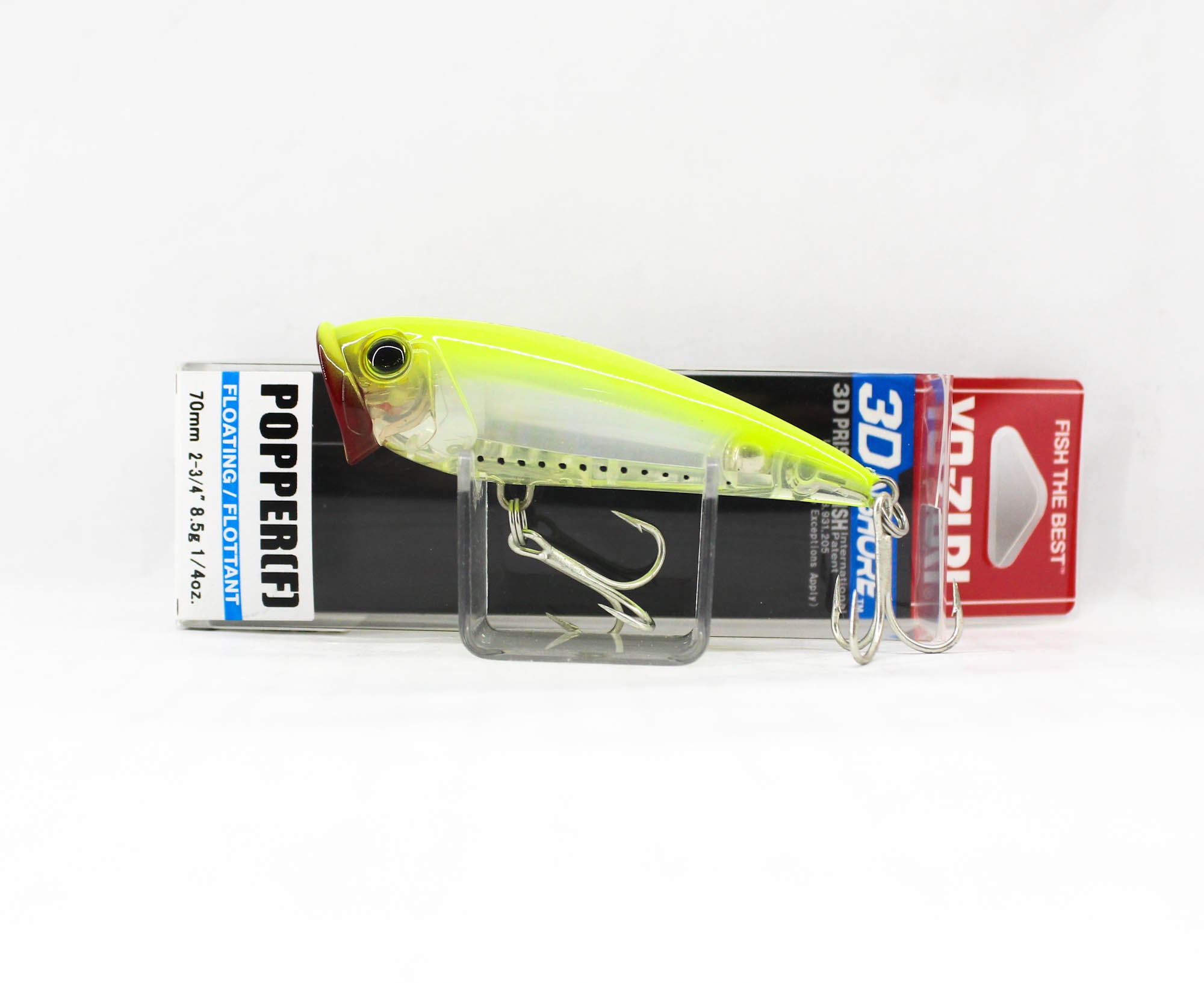 Yo Zuri Duel 3D Inshore Popper 70 Floating Lure R1210-GHCS (7203)