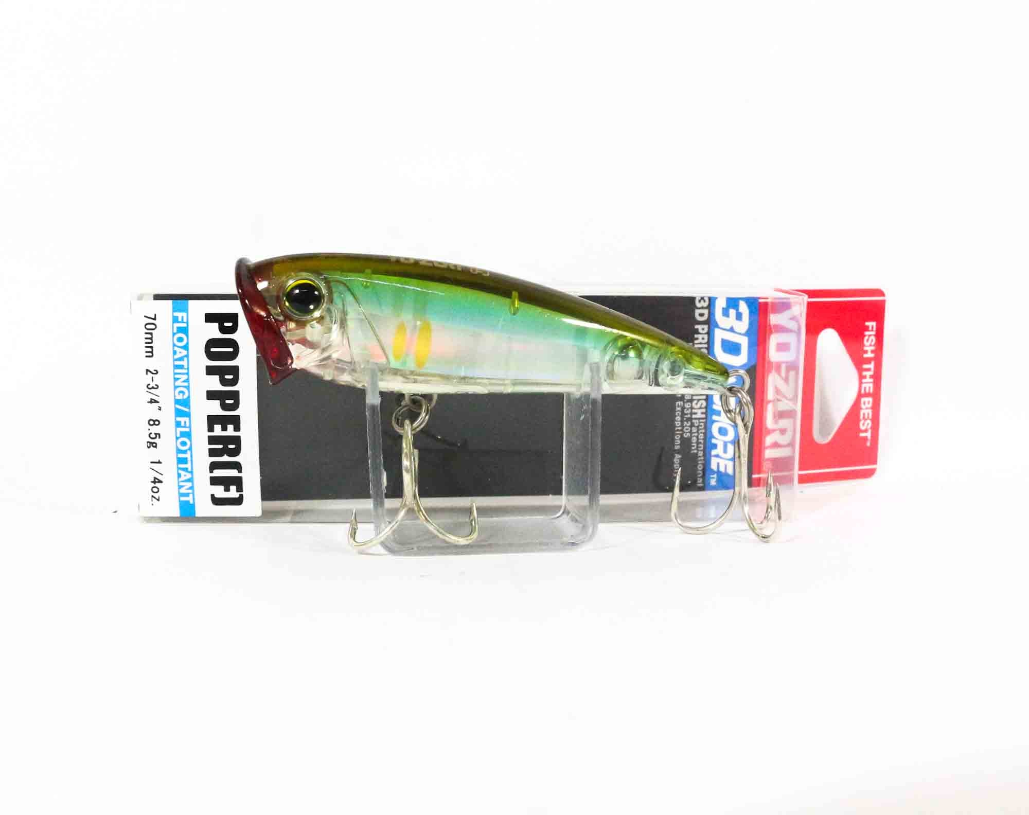 Yo Zuri Duel 3D Inshore Popper 70 Floating Lure R1210-HHAY (7241)
