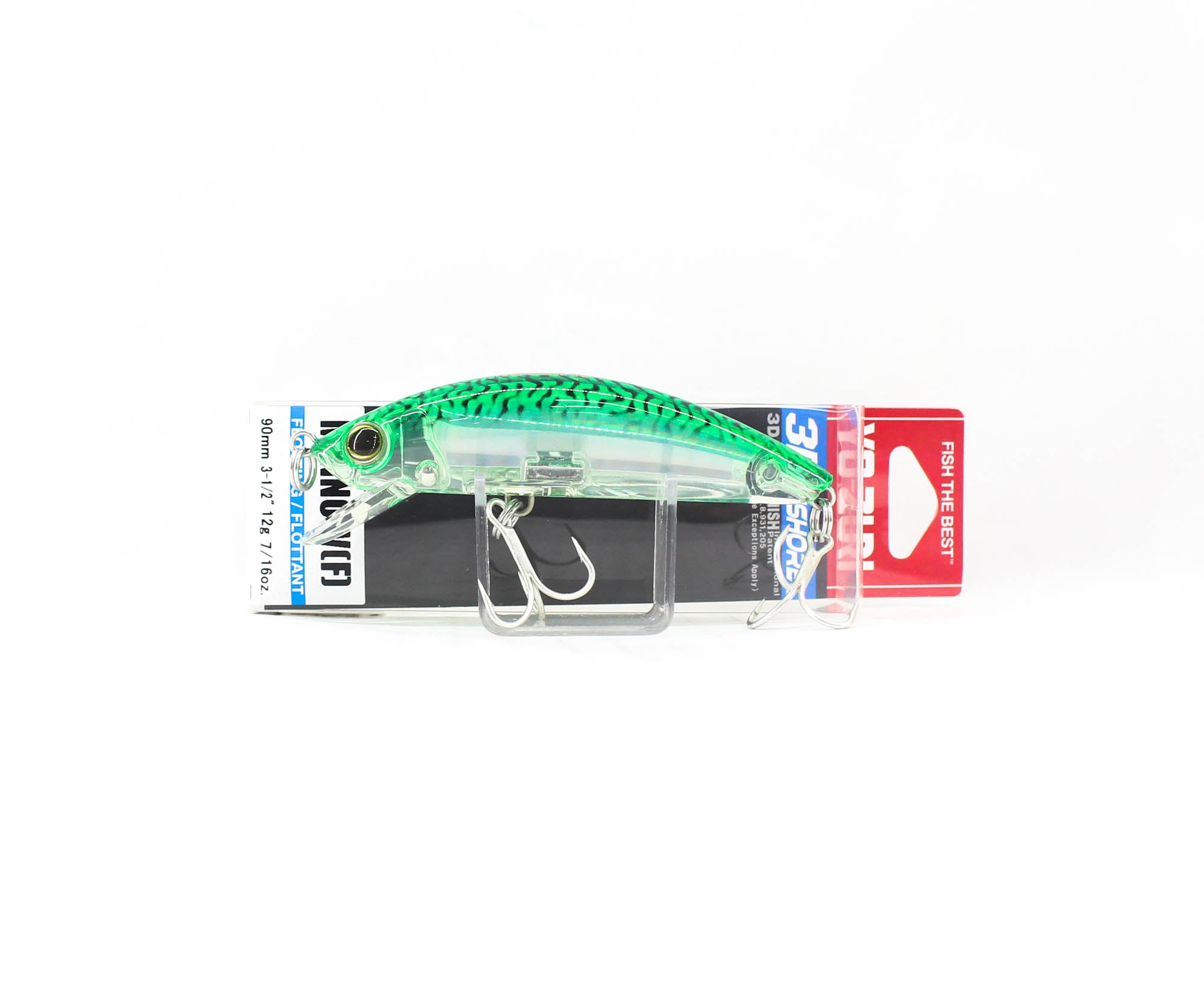 Yo Zuri Duel 3D Inshore Minnow 90 Floating Lure R1212-HGM (7388)