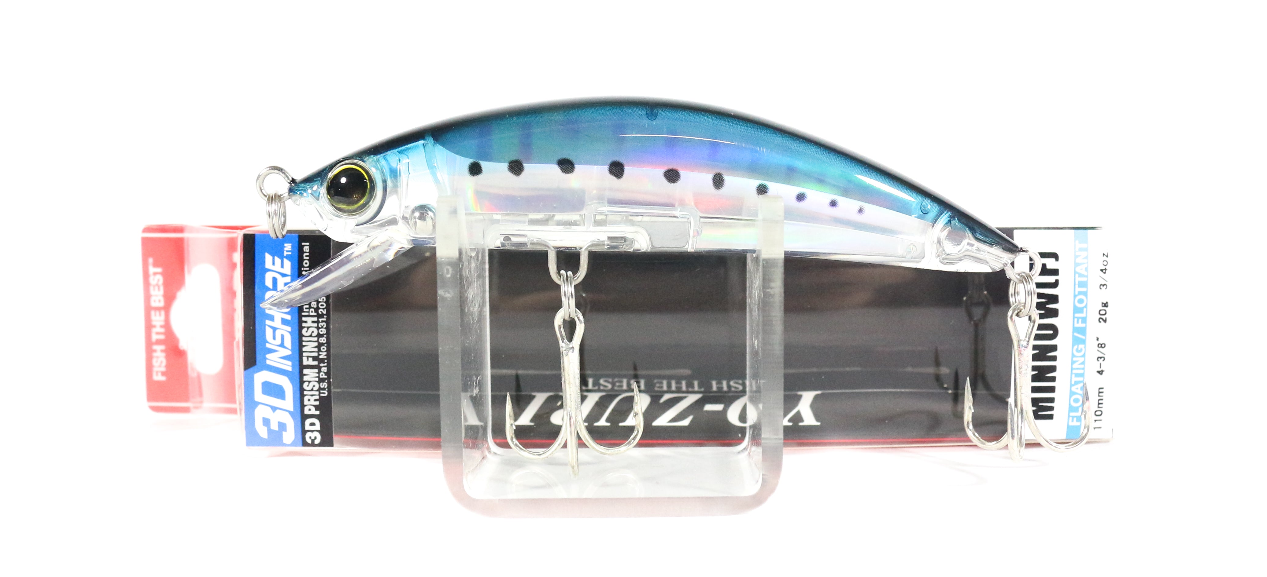 Yo Zuri Duel 3D Inshore Minnow 110 Floating Lure R1213-GHIW (7456)