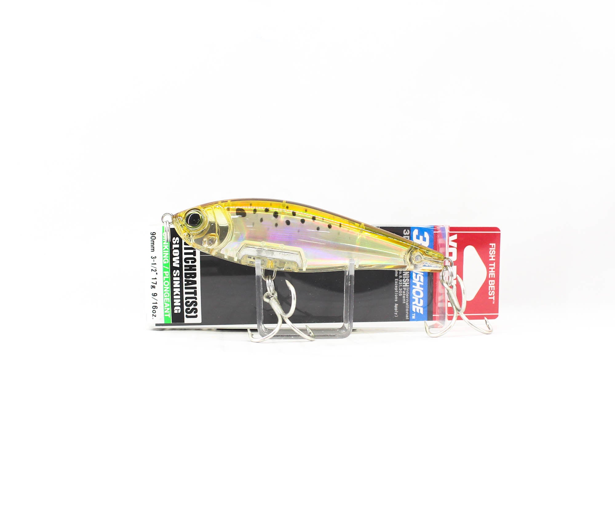 Yo Zuri Duel 3D Inshore Twitchbait 90SS Slow Sinking Lure R1208-HPBK (3419)