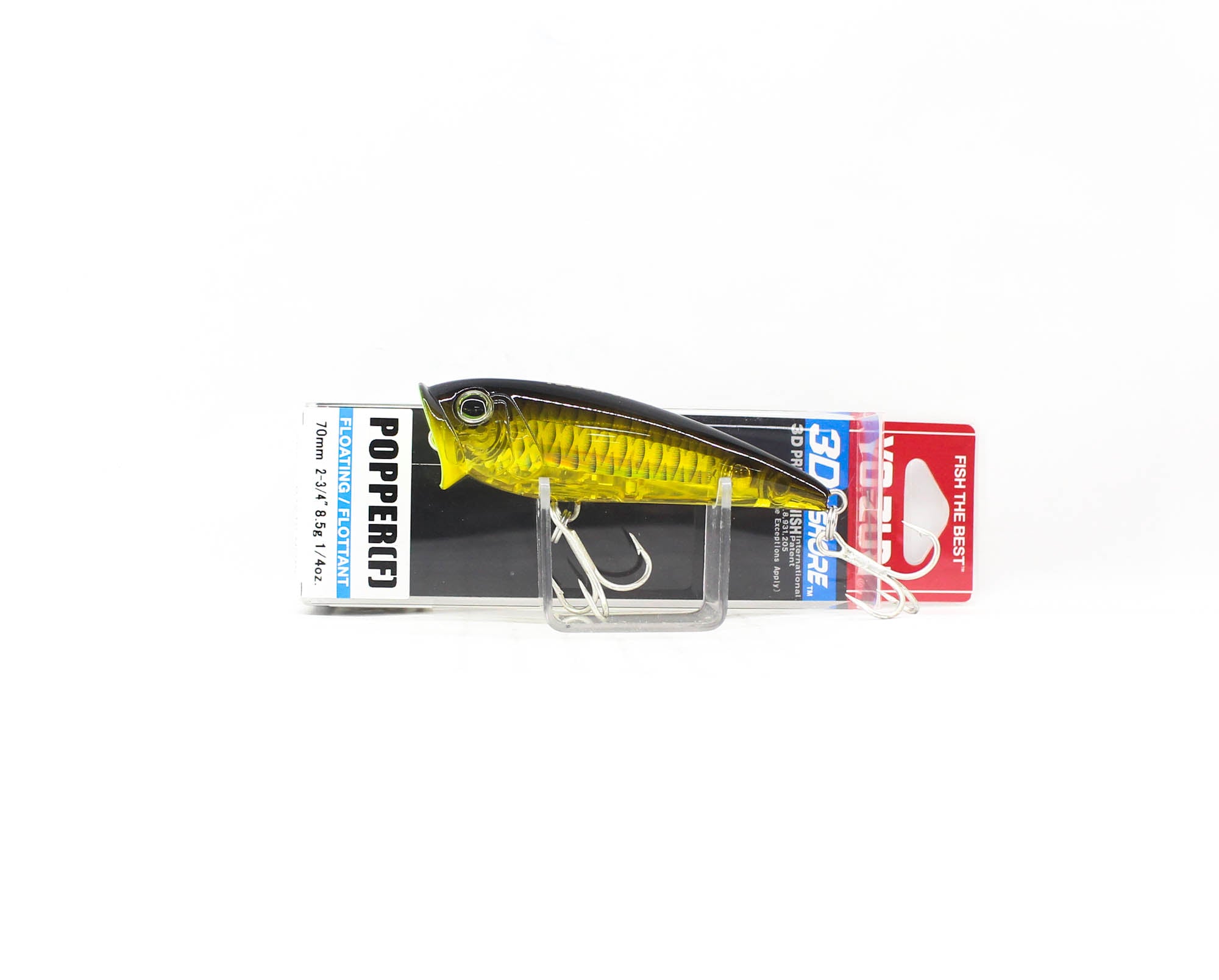 Yo Zuri Duel 3D Inshore Popper 70 Floating Lure R1210-HGBL (3440)
