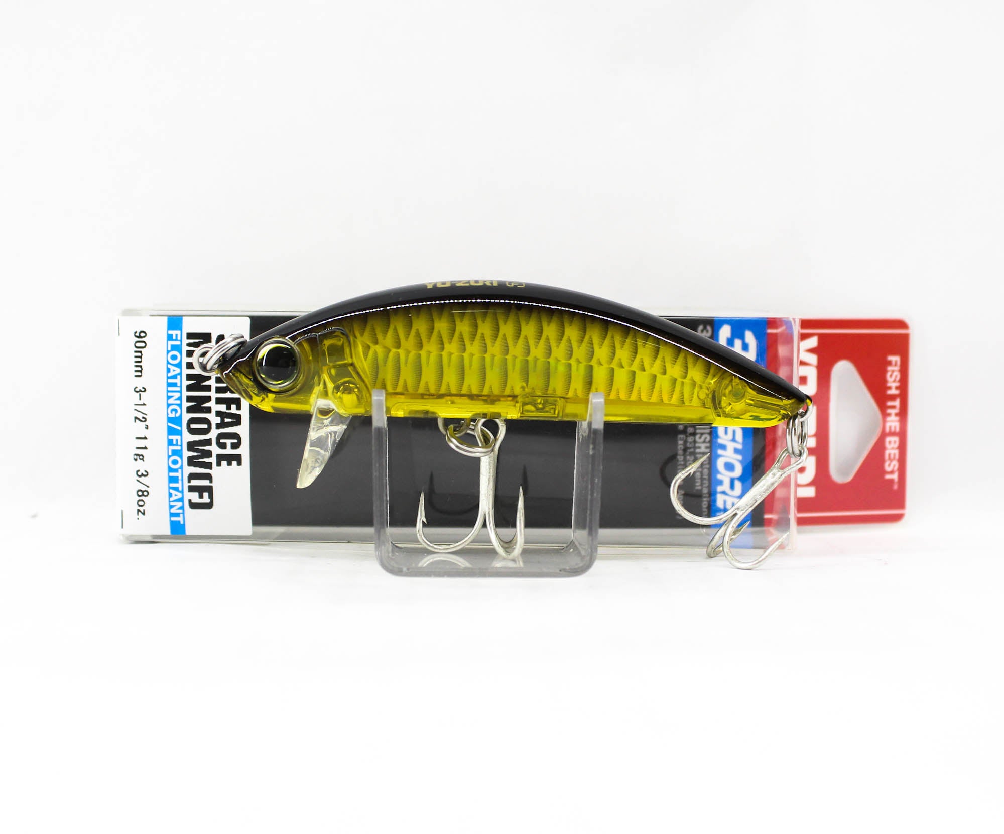 Yo Zuri Duel 3D Inshore Surface Minnow 90 Floating Lure R1215-HGBL (3549)