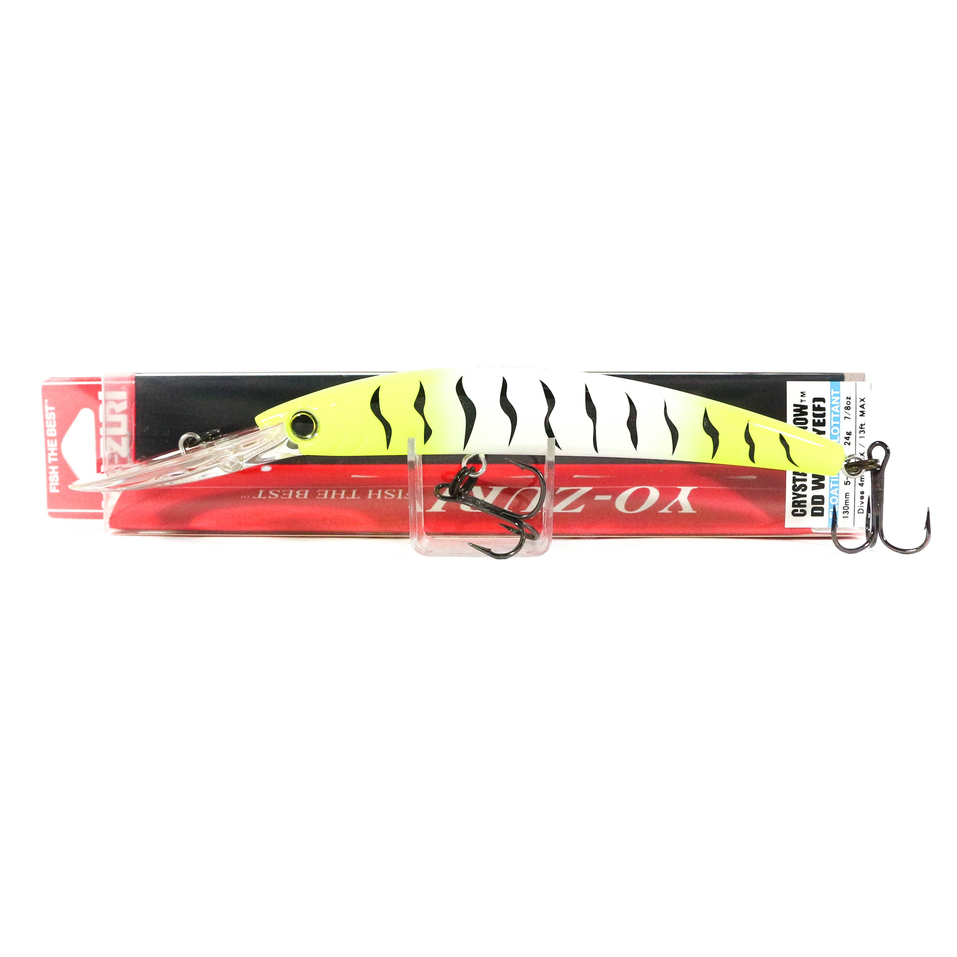 Yo Zuri Crystal Minnow DD Walleye 130 mm Floating Lure R1301-CLT (3587)