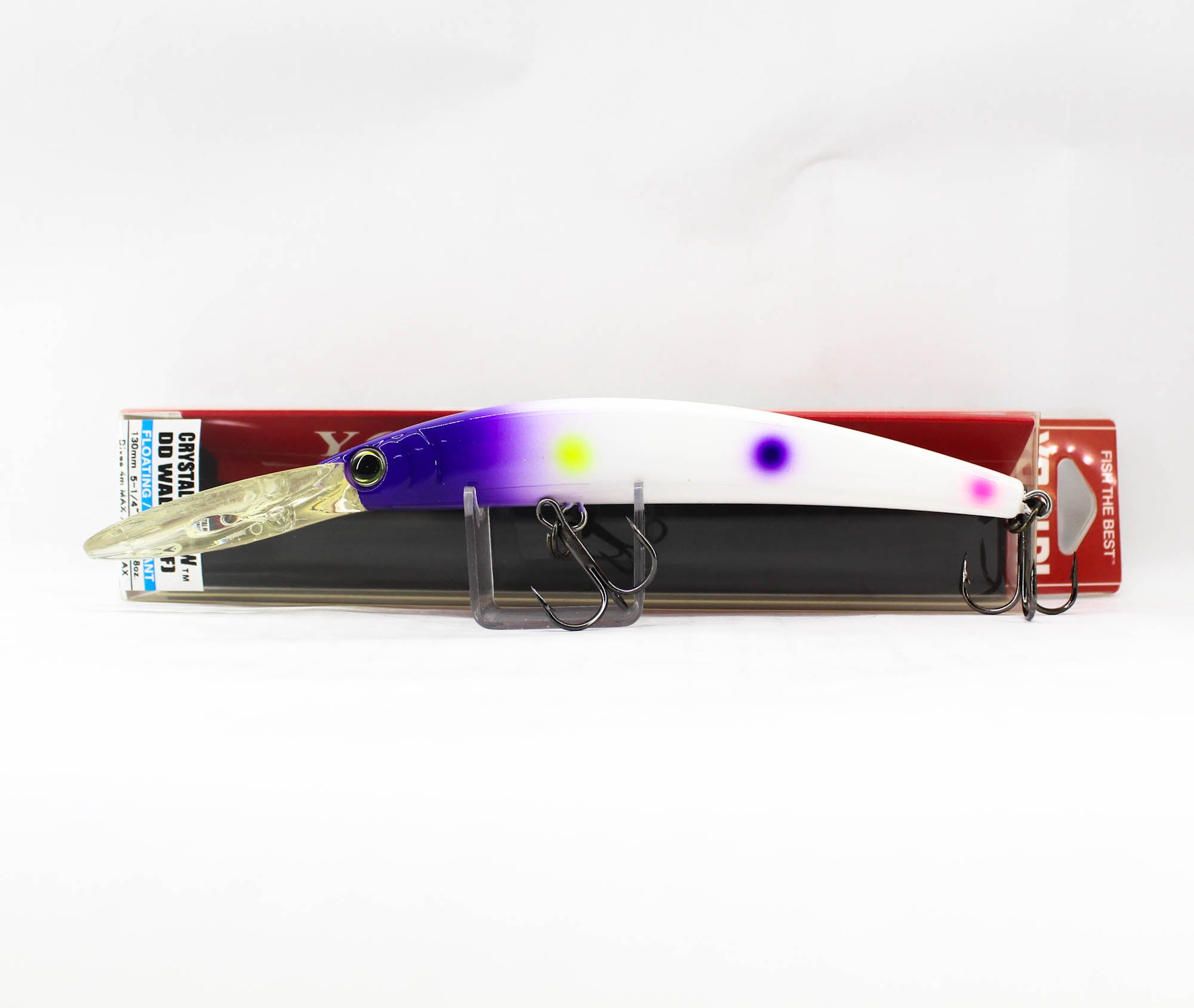 Yo Zuri Crystal Minnow DD Walleye 130 mm Floating Lure R1301-PWB (3655)