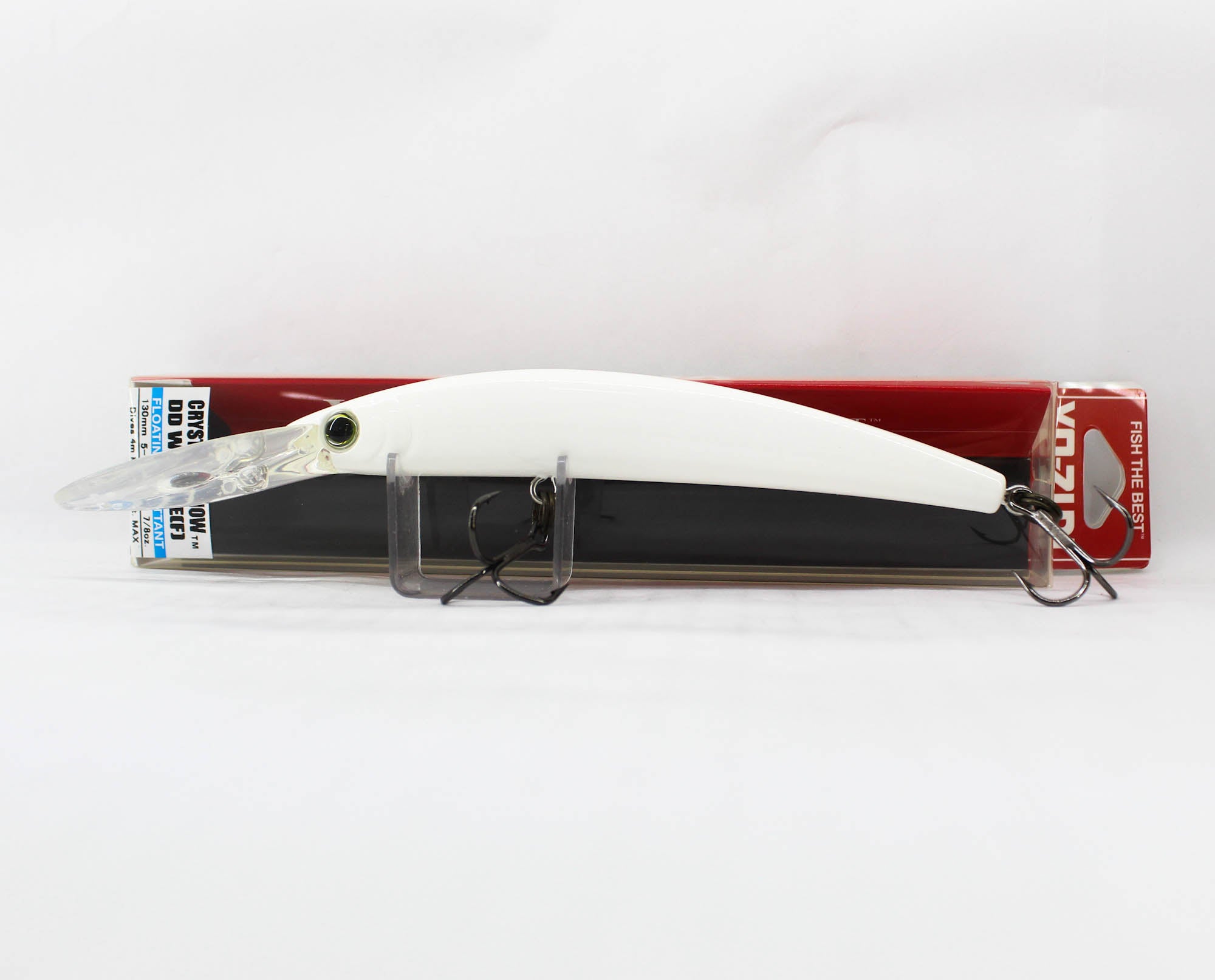 Yo Zuri Crystal Minnow DD Walleye 130 mm Floating Lure R1301-W (3679)