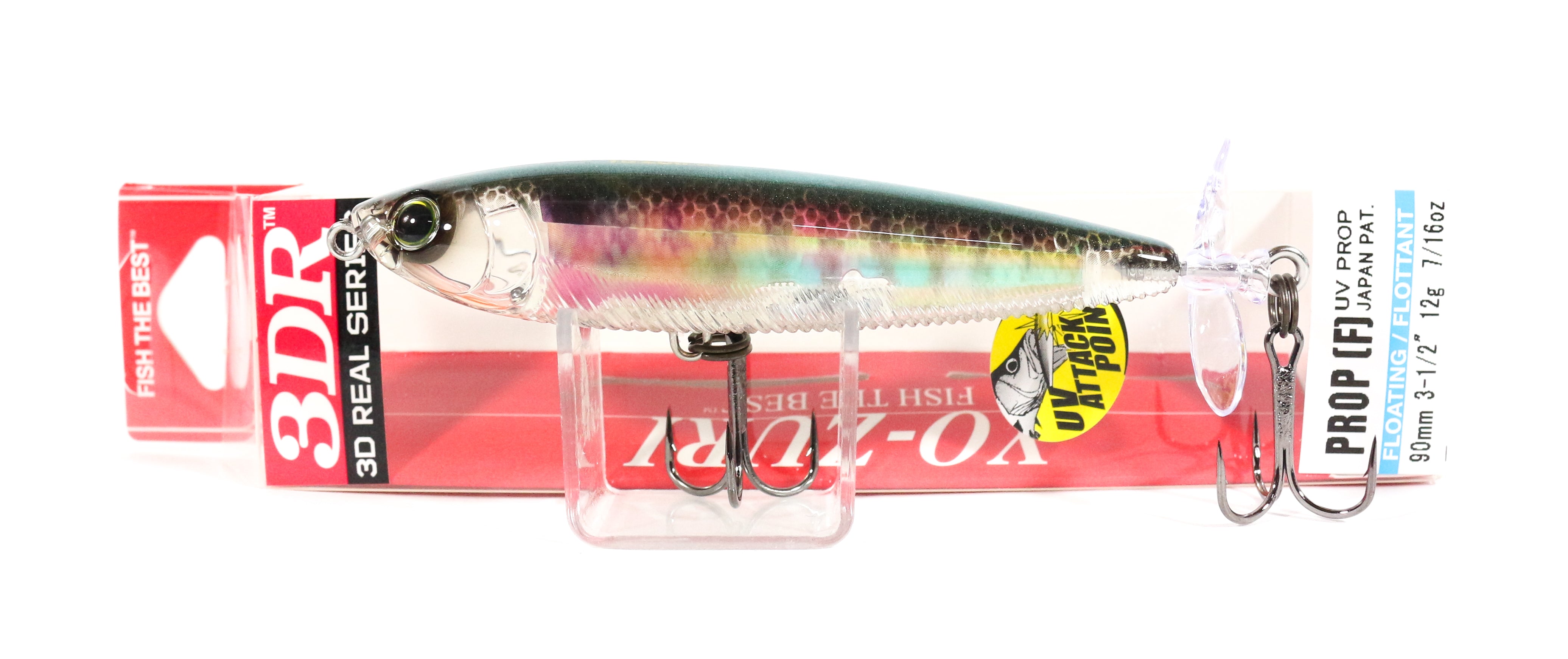 Yo Zuri Duel 3DR Prop 90F Floating Lure R1306-RBG (6007)