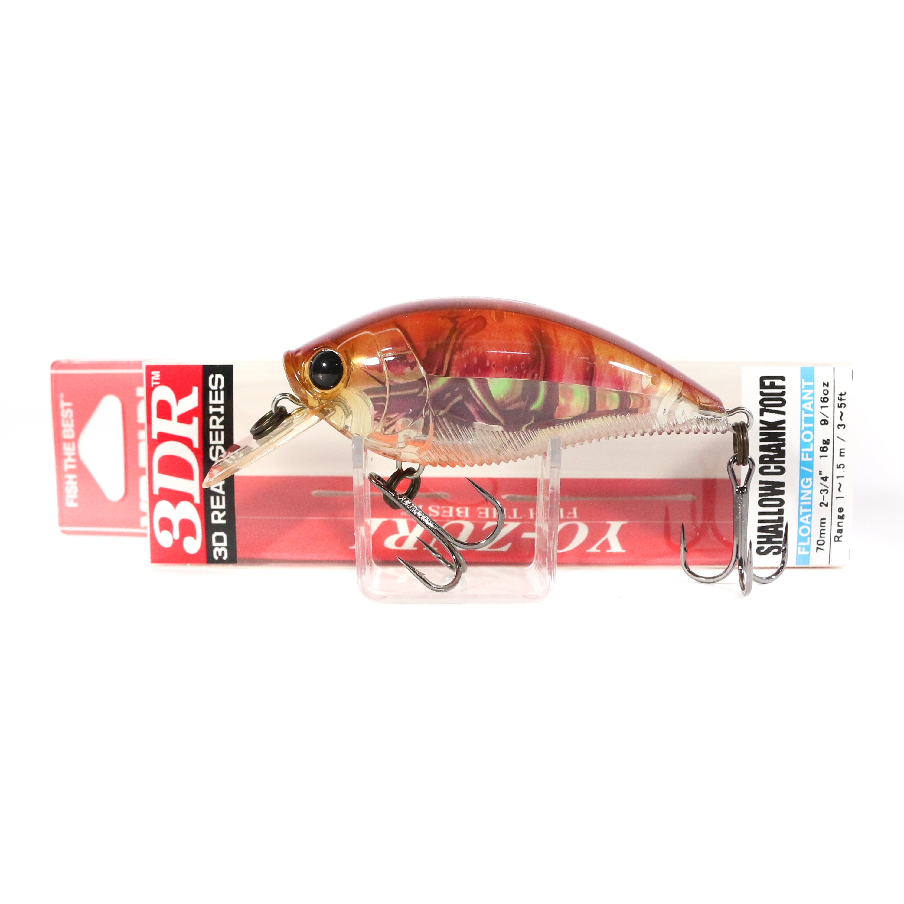 Yo Zuri Duel 3DR Shallow Crank 70F Floating Lure R1316-RBCF (6632)