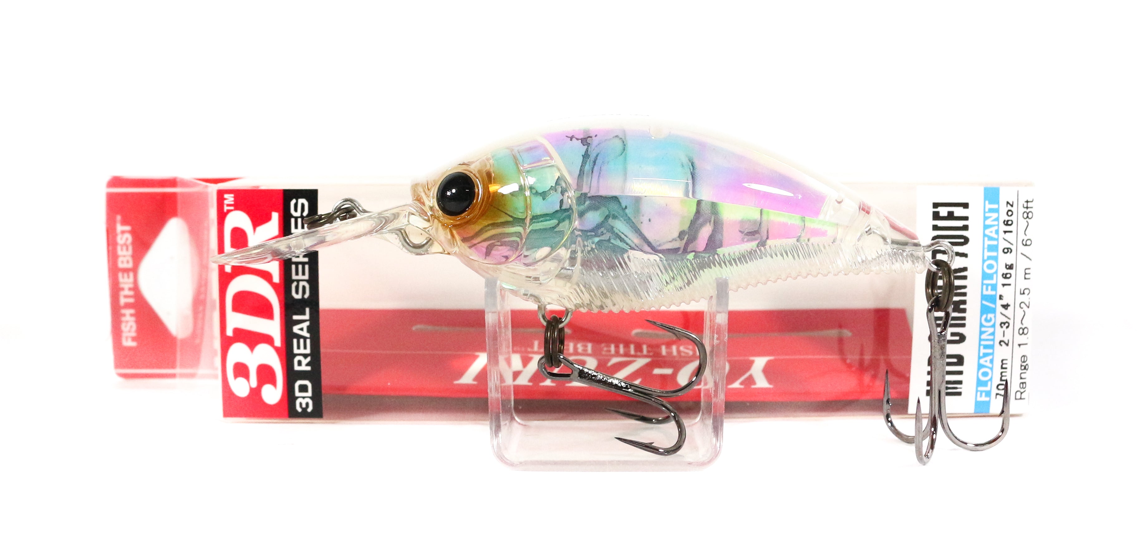 Yo Zuri Duel 3DR Mid Crank 70F Floating Lure R1318-RWCF (6779)