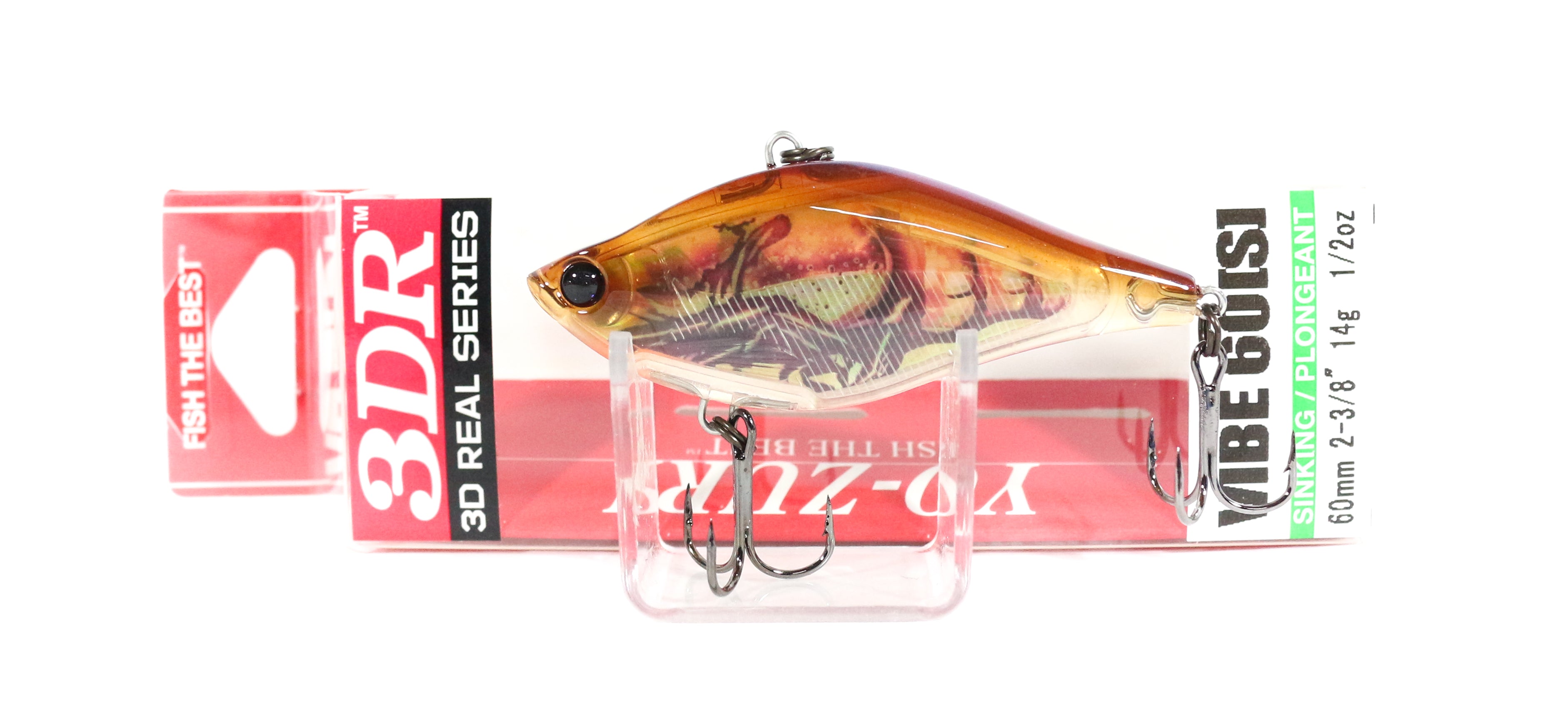 Yo Zuri Duel 3DR Vibe 60 Sinking Lure R1321-RBCF (6908)