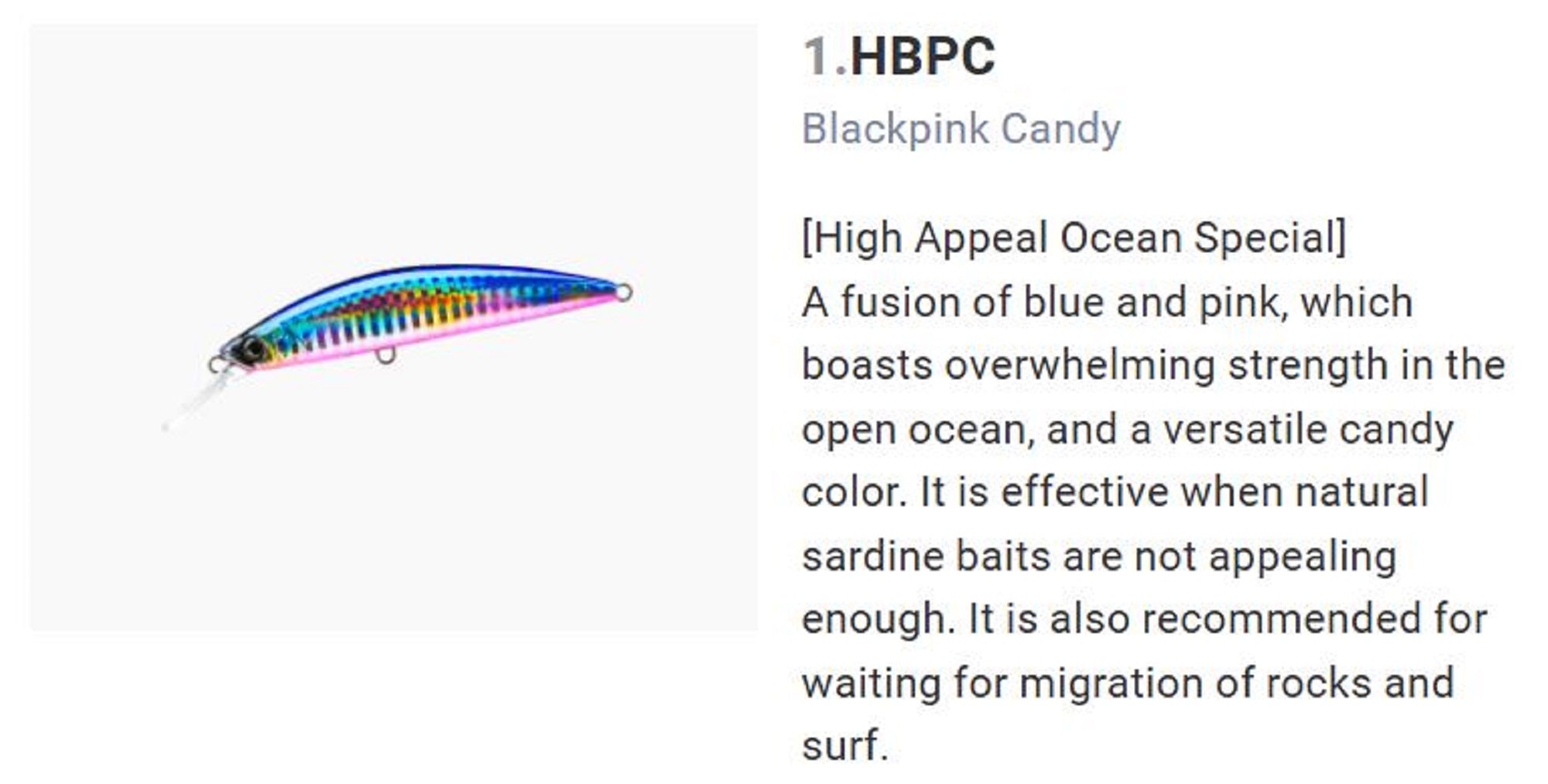 Yo Zuri Duel Hardcore 70S Heavy Sinking Minnow Lure F1188-HBPC (0219)