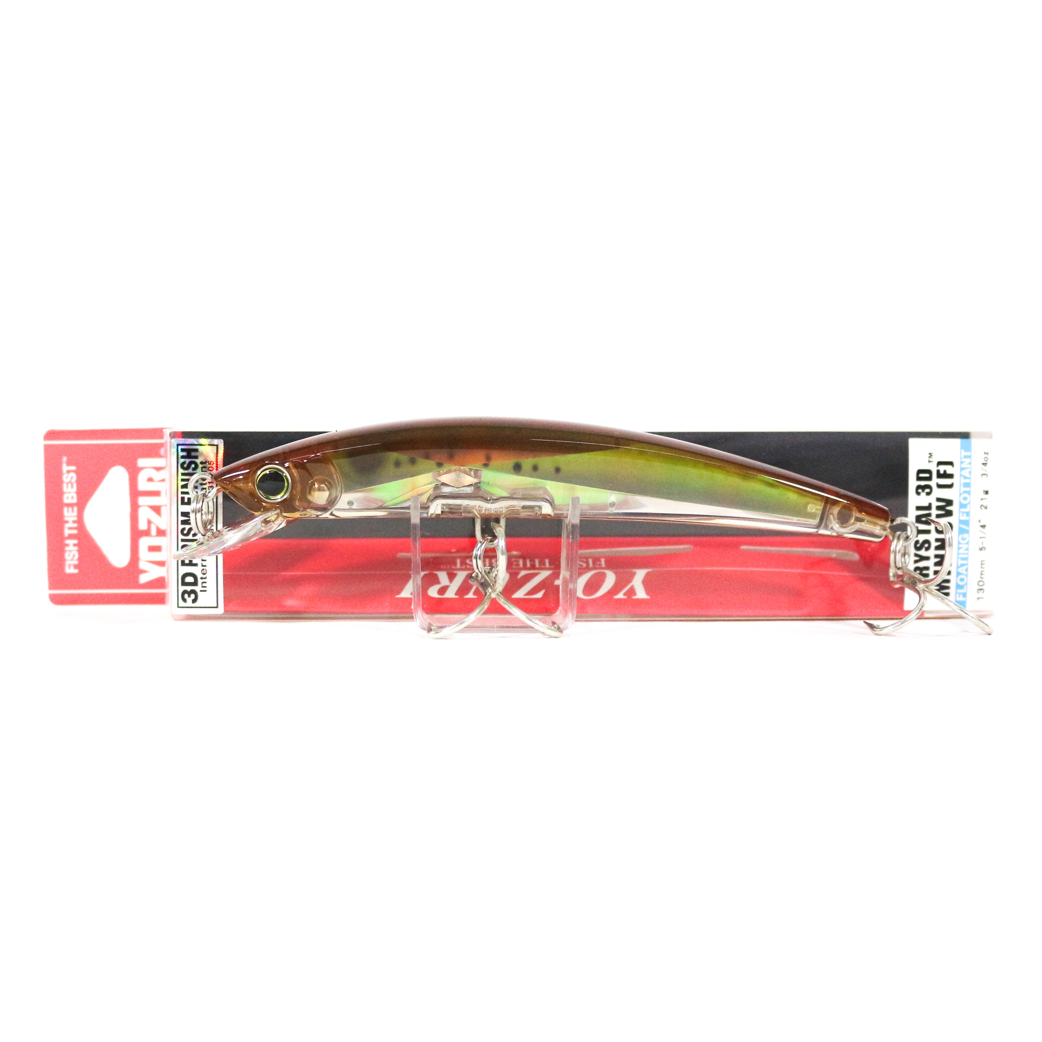 Yo Zuri 3D Crystal Minnow 130 mm Floating Lure F1147-RBK (2060)