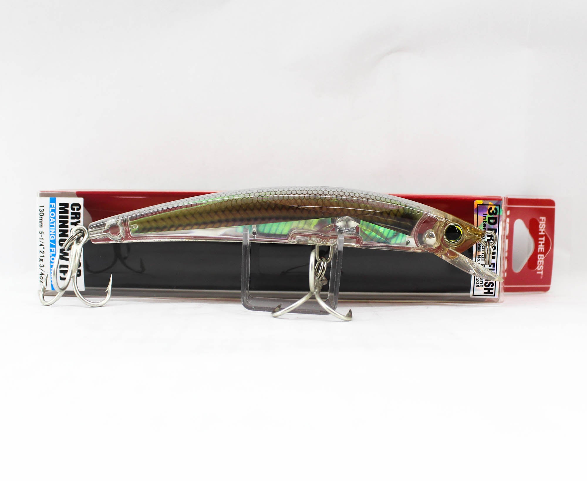 Yo Zuri 3D Crystal Minnow 130 mm Floating Lure F1147-RGLM (2077)