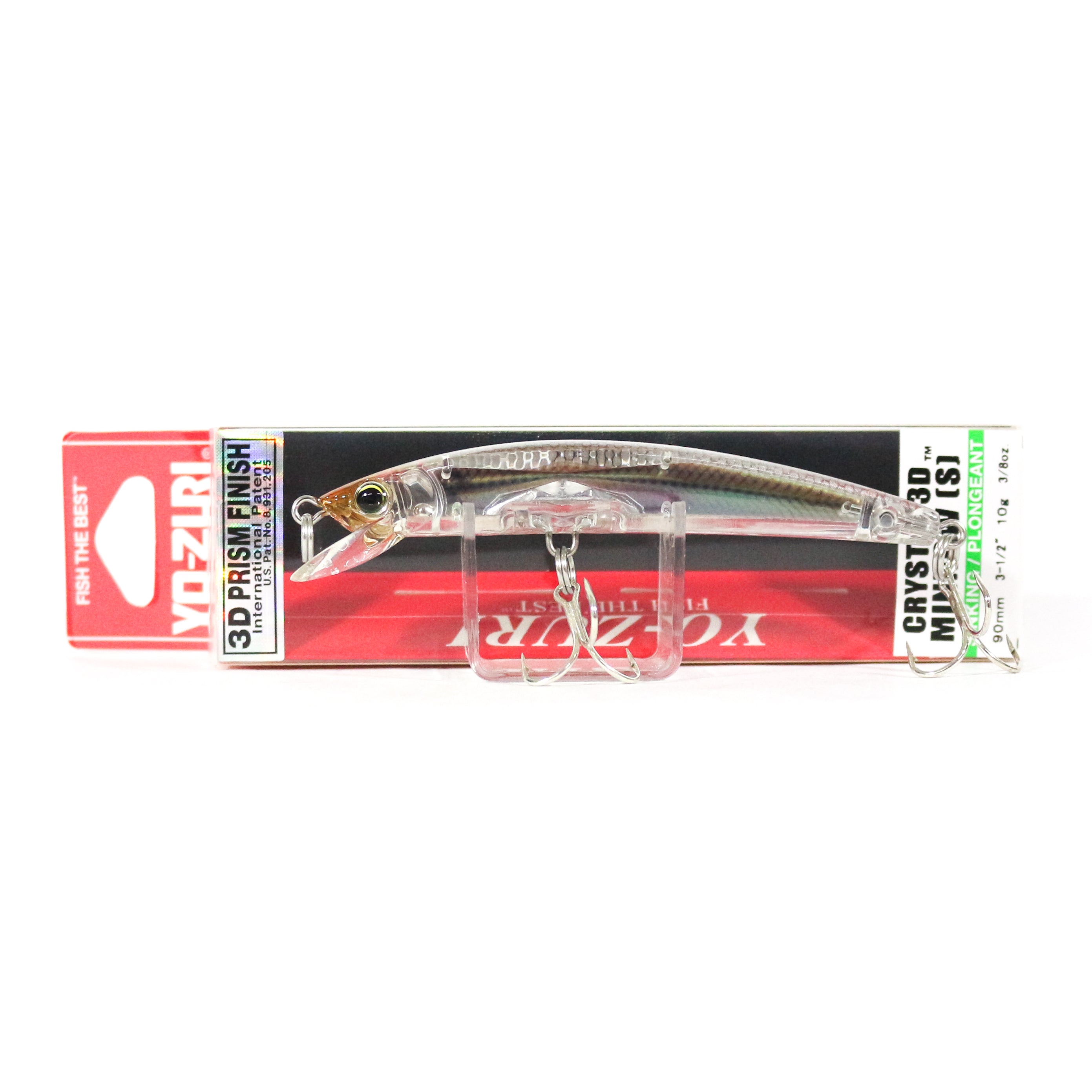 Yo Zuri 3D Crystal Minnow 90 mm Sinking Lure F1148-RGLM (2107)
