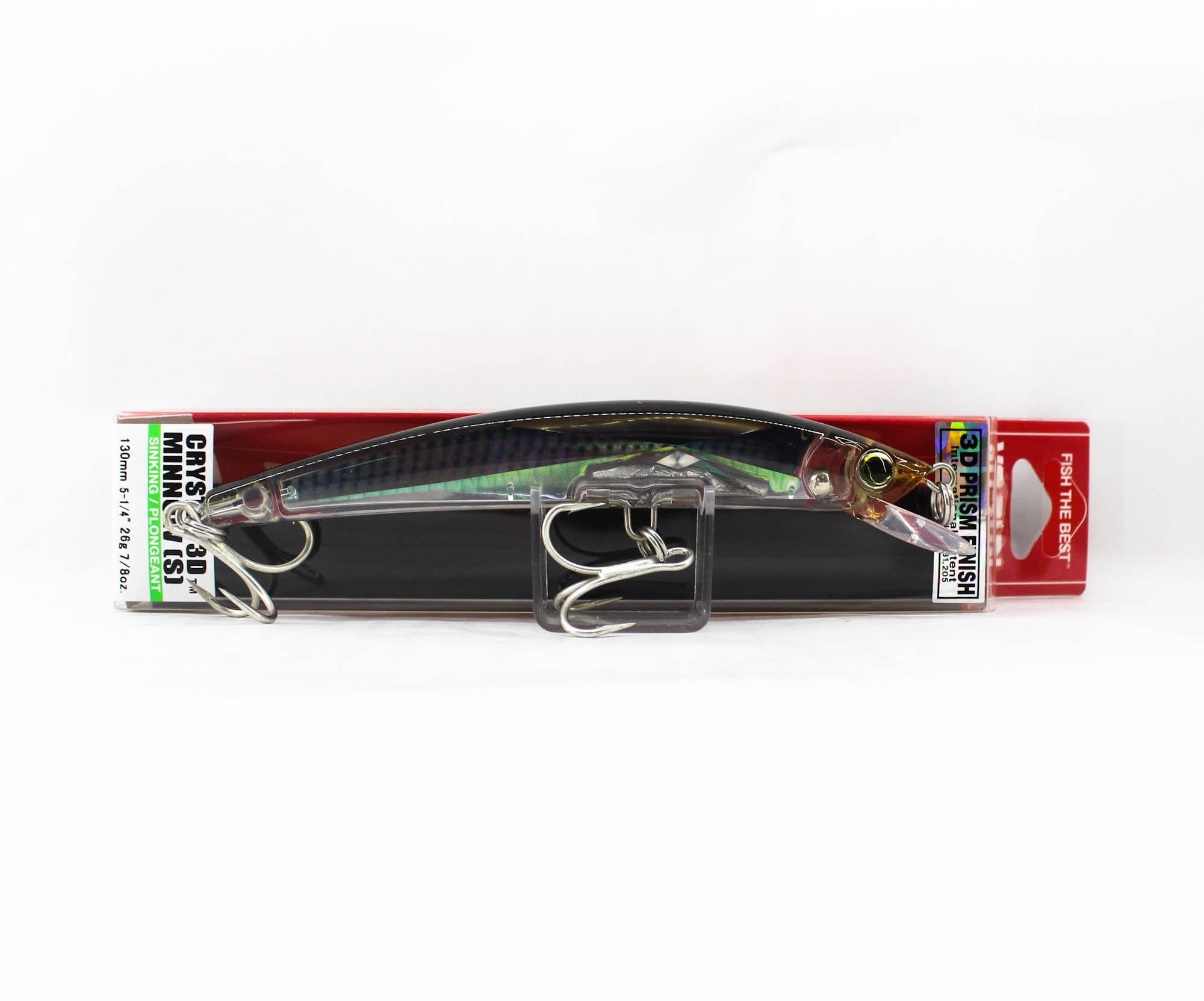 Yo Zuri 3D Crystal Minnow 130 mm Sinking Lure F1150-RMT (2176)