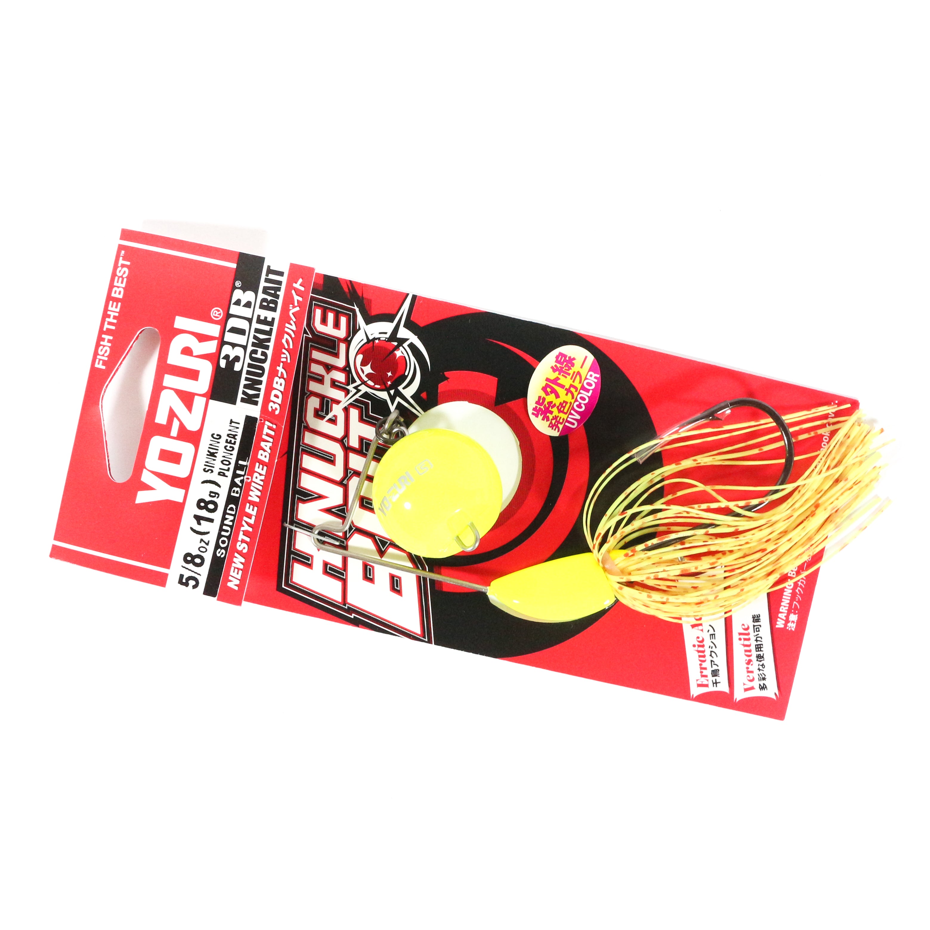 Yo Zuri Duel 3DB Knuckle Spinnerbait 5/8 oz Sinking Lure R1328-CL (2503)